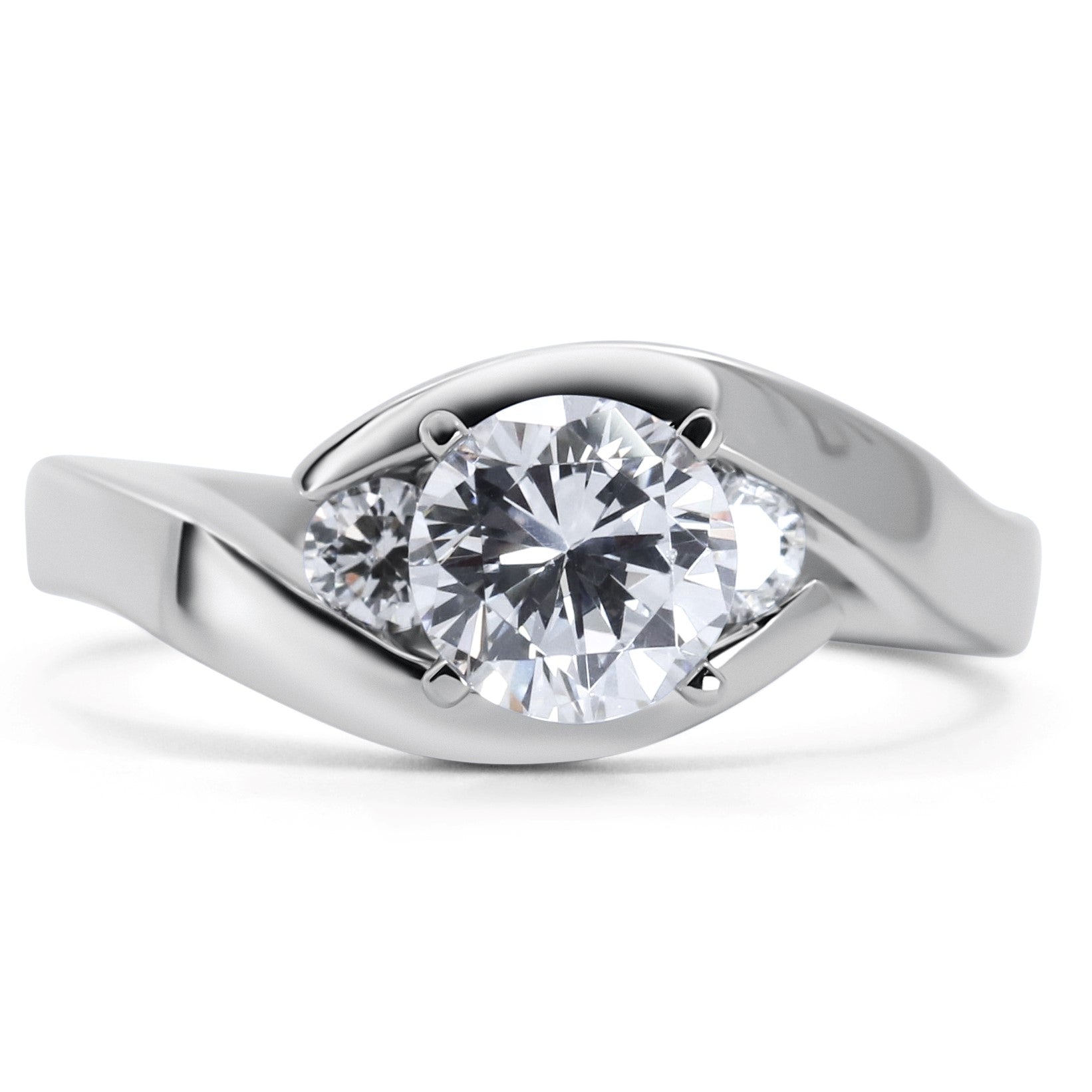Ladies Three Stone Engaement Ring