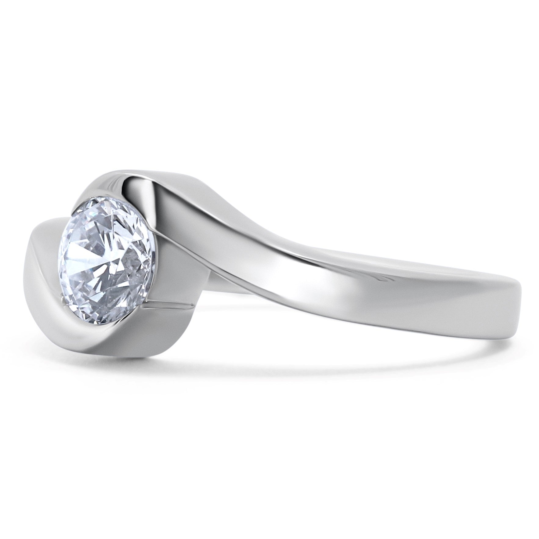 Classic Bypass Engagement Ring