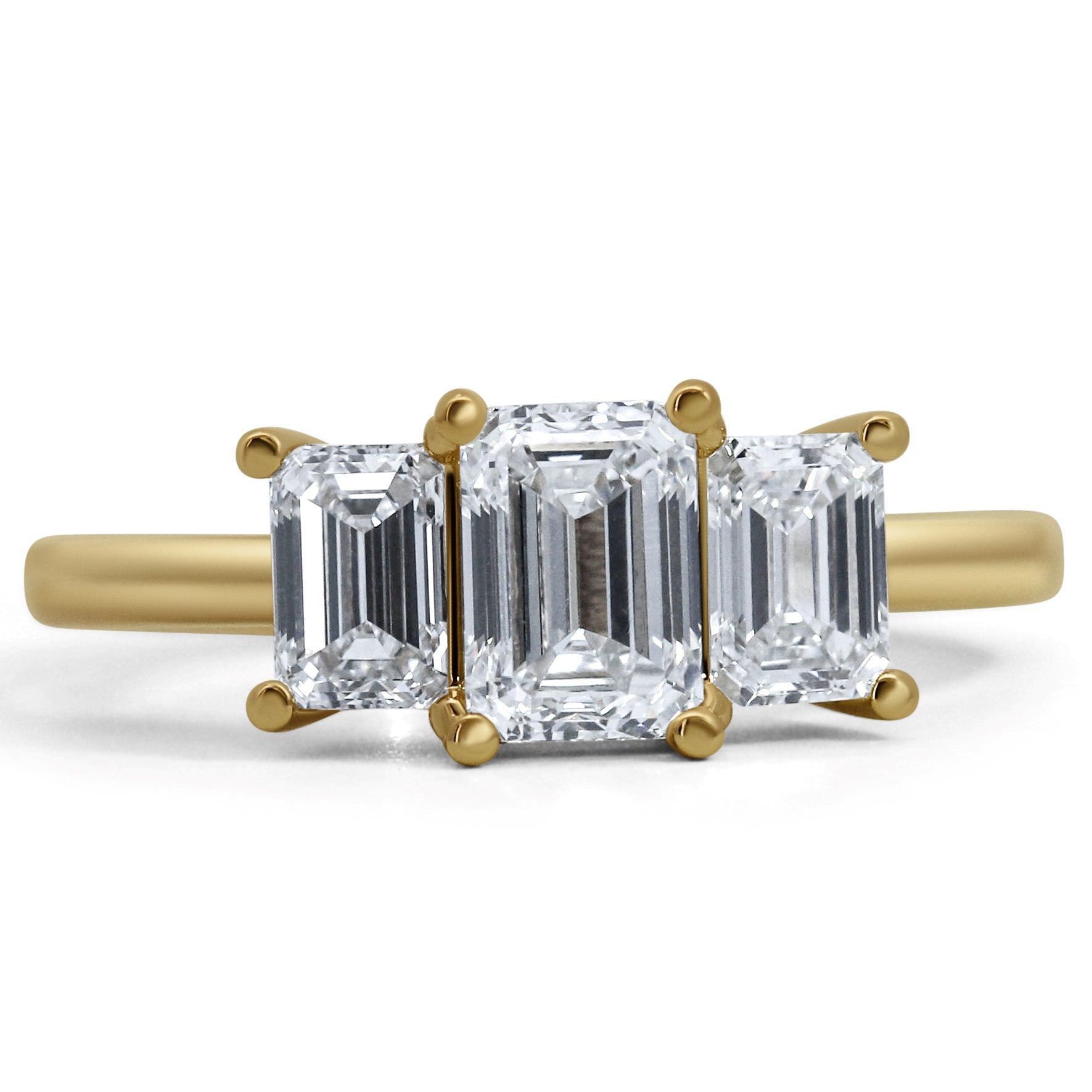 Classic Three Stone Engagement Ring