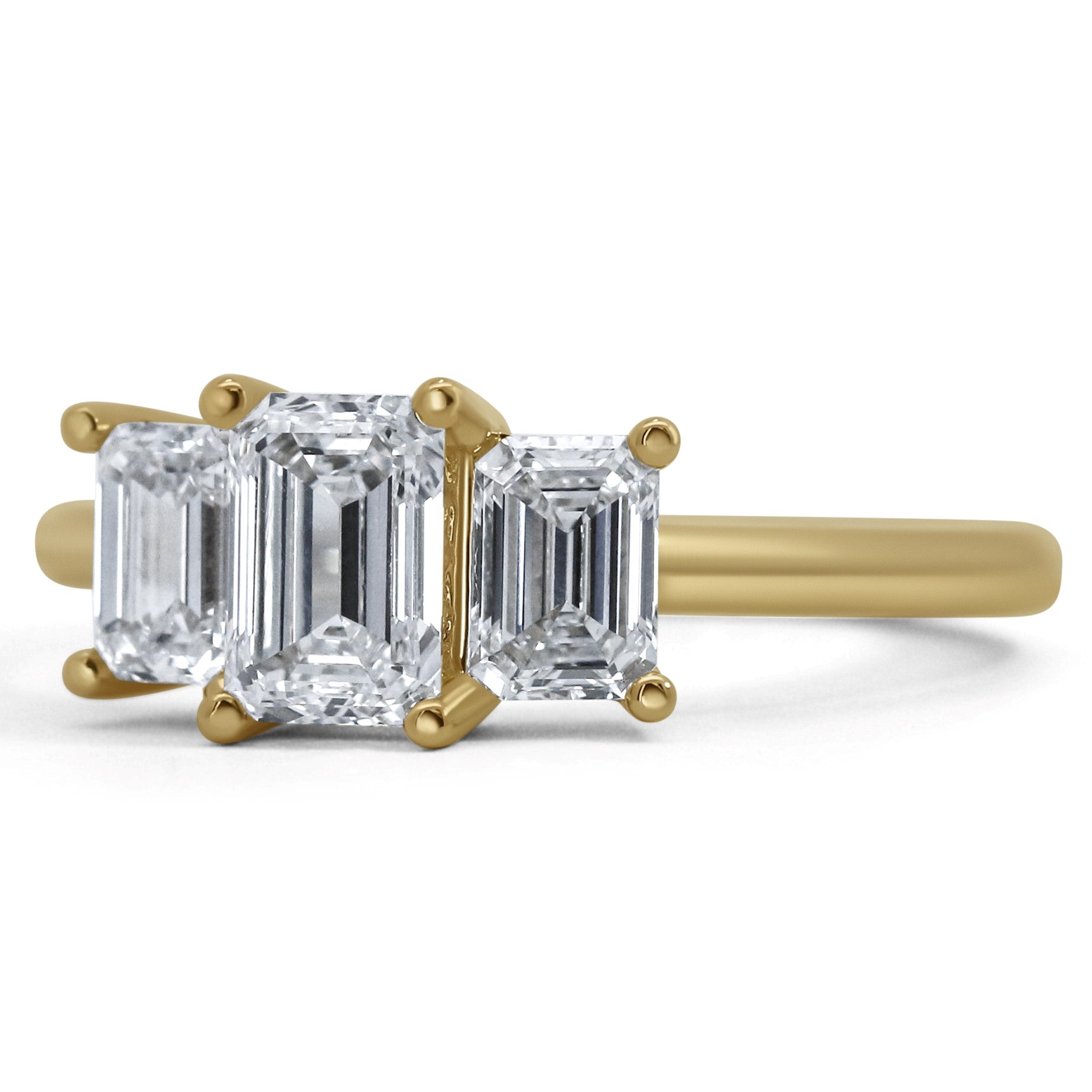 Classic Three Stone Engagement Ring