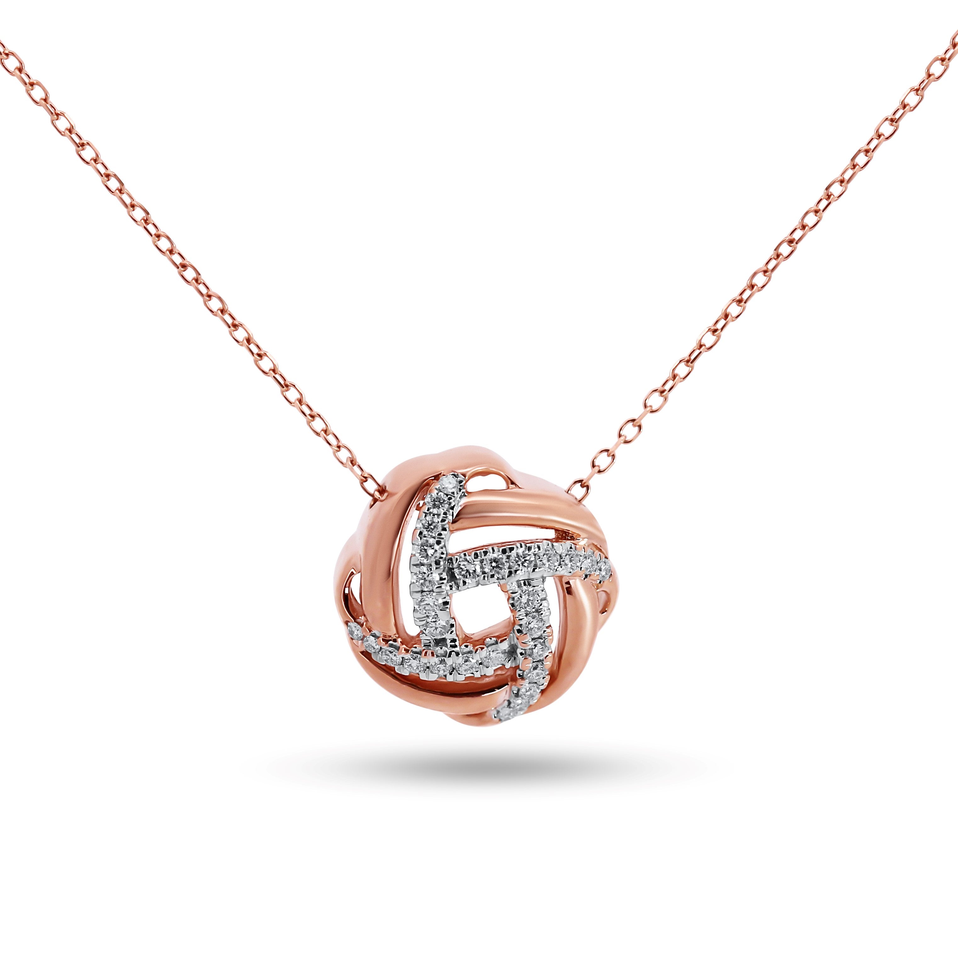 Diamond Knot Necklace