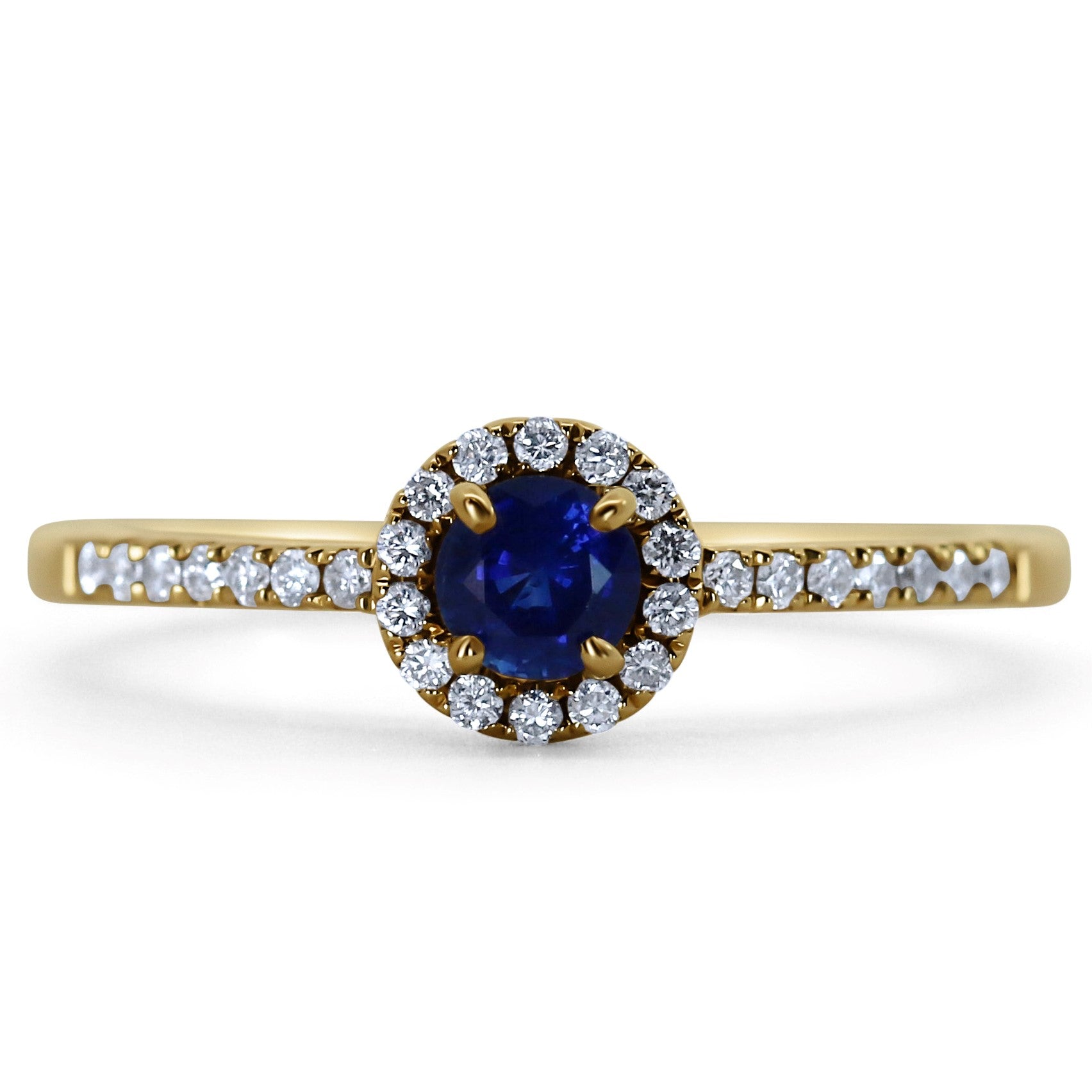 Cathedral Style Colored Stone Ring