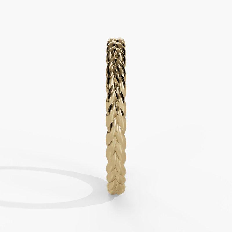 14K Braided Stacking/Wedding Band