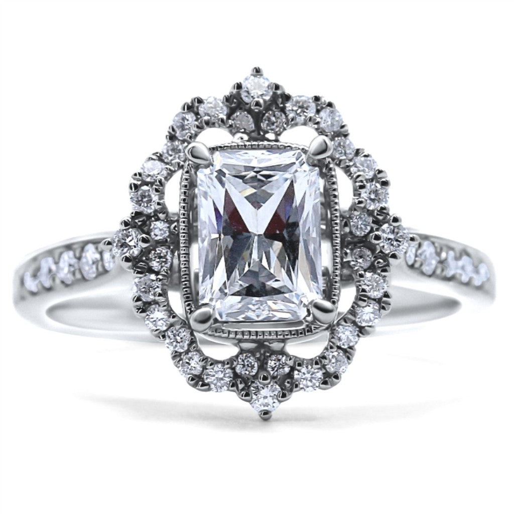 Halo Engagement Ring