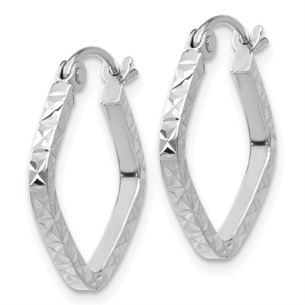 Modern Square Hoop Earrings