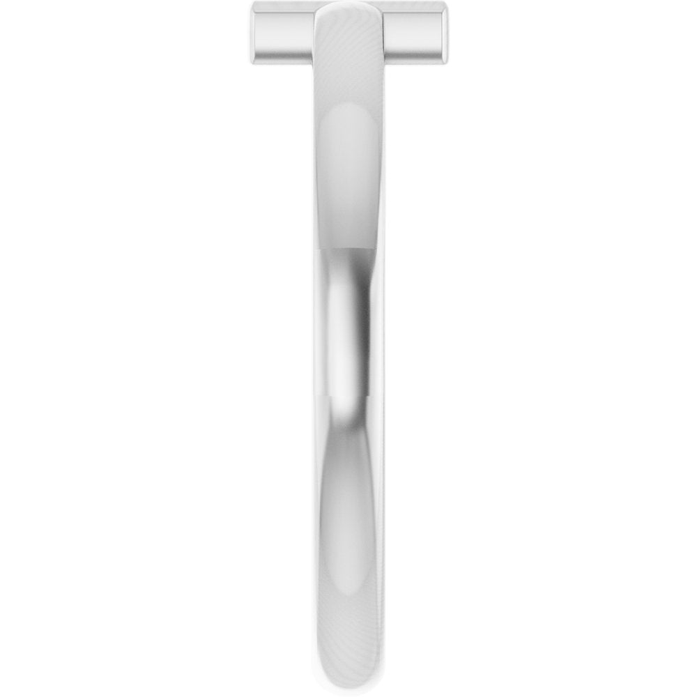 14K White Gold Cross Natural Diamond Fashion Ring