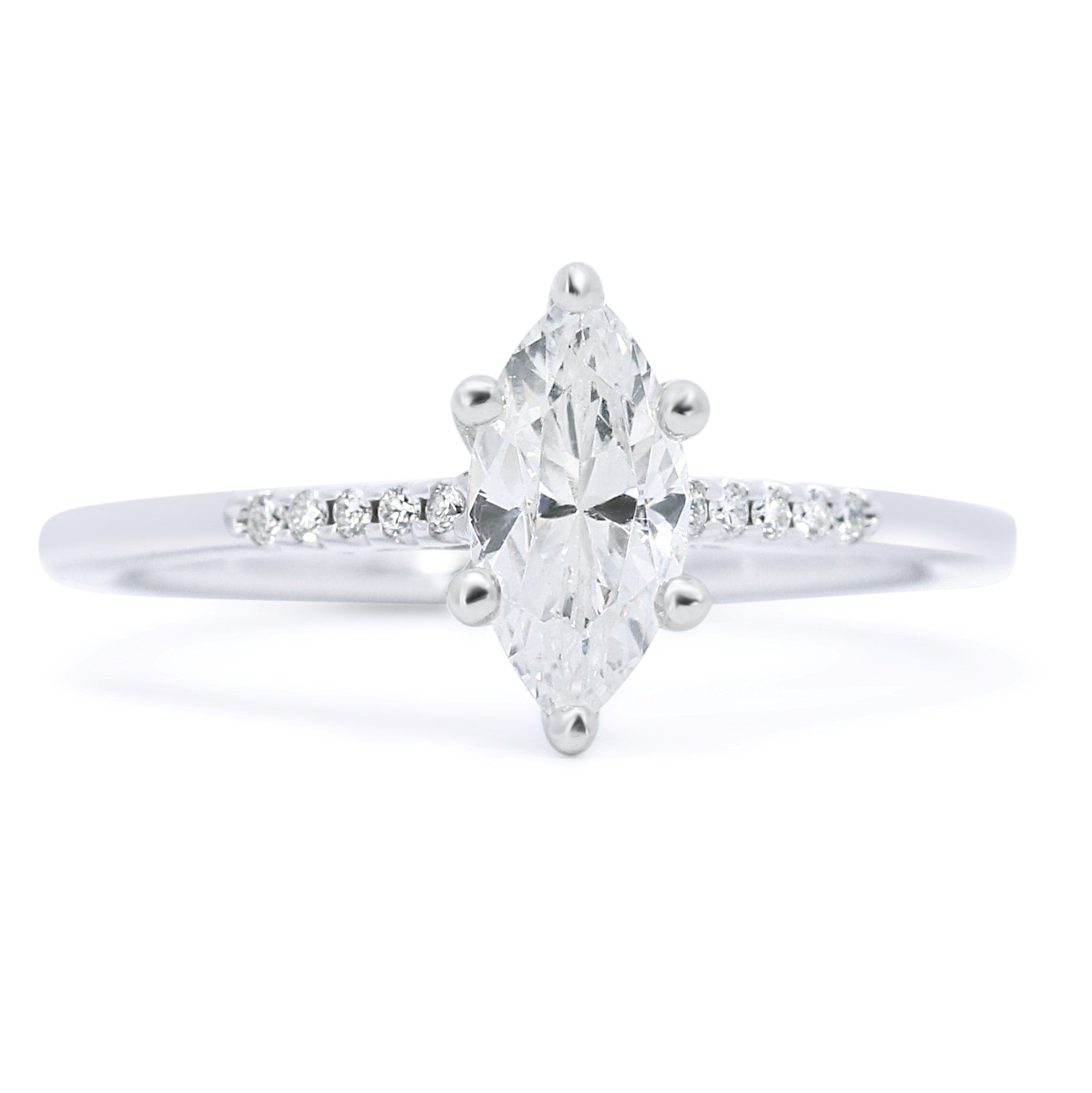 Marquise Shape Engagement Ring