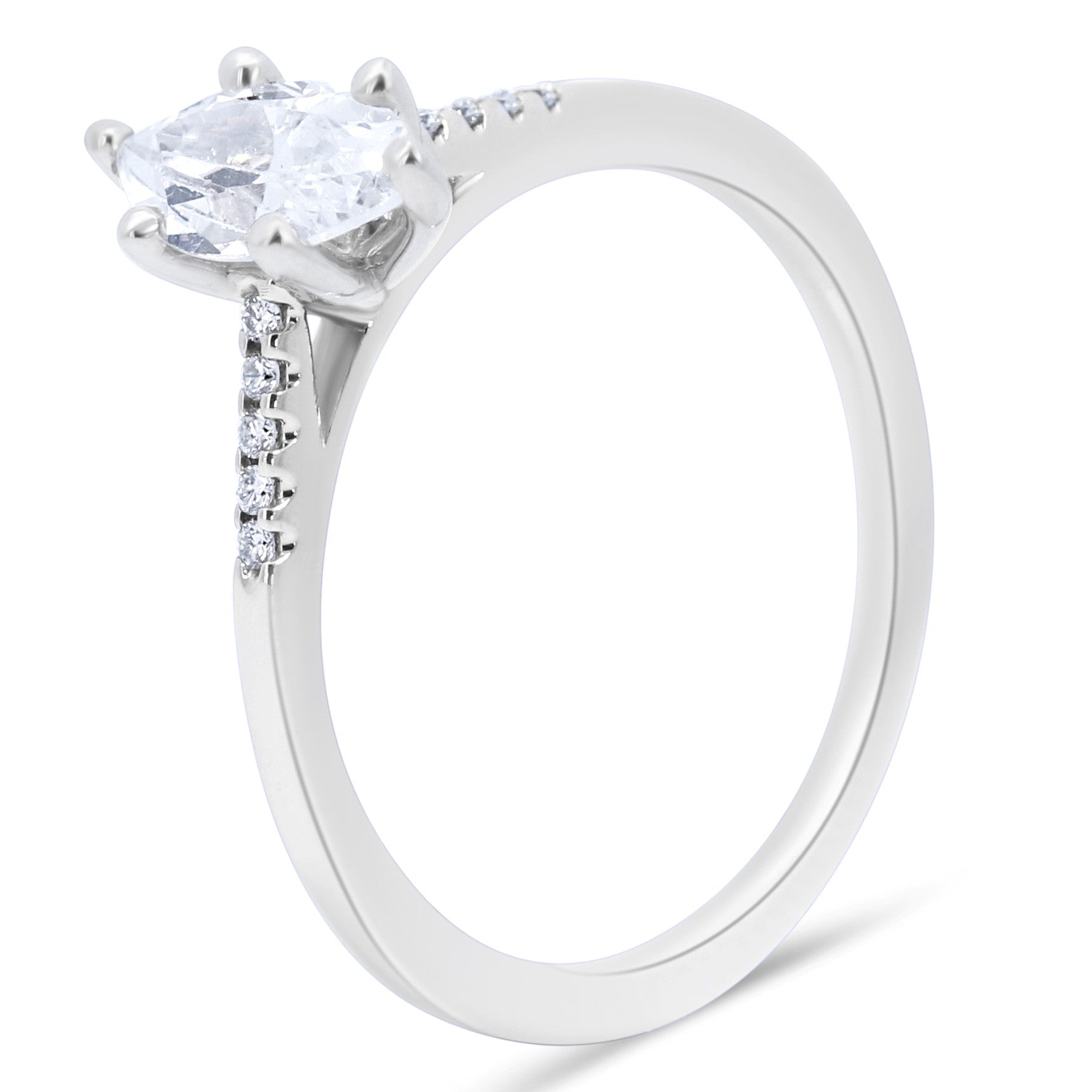 Marquise Shape Engagement Ring