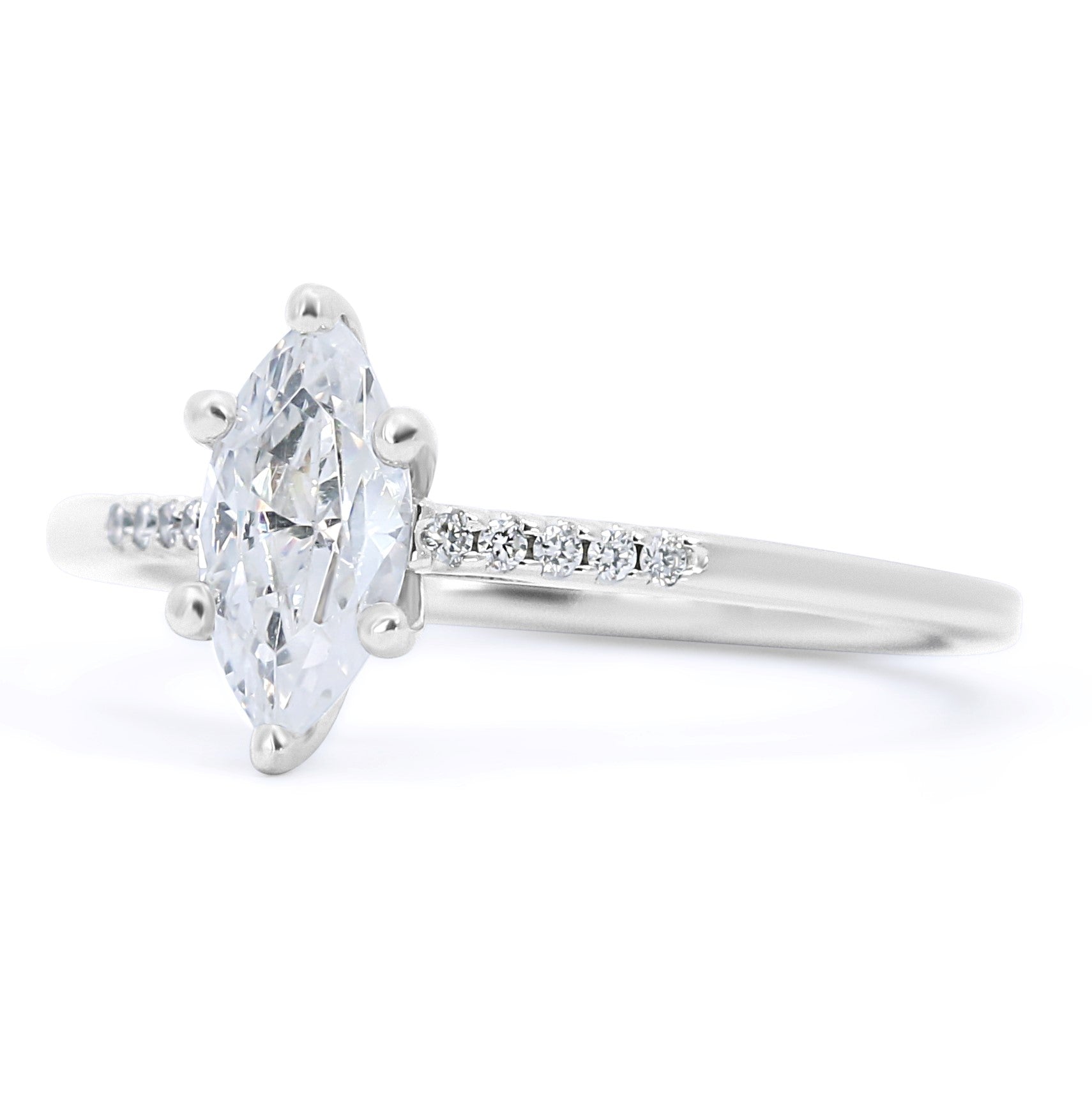 Marquise Shape Engagement Ring