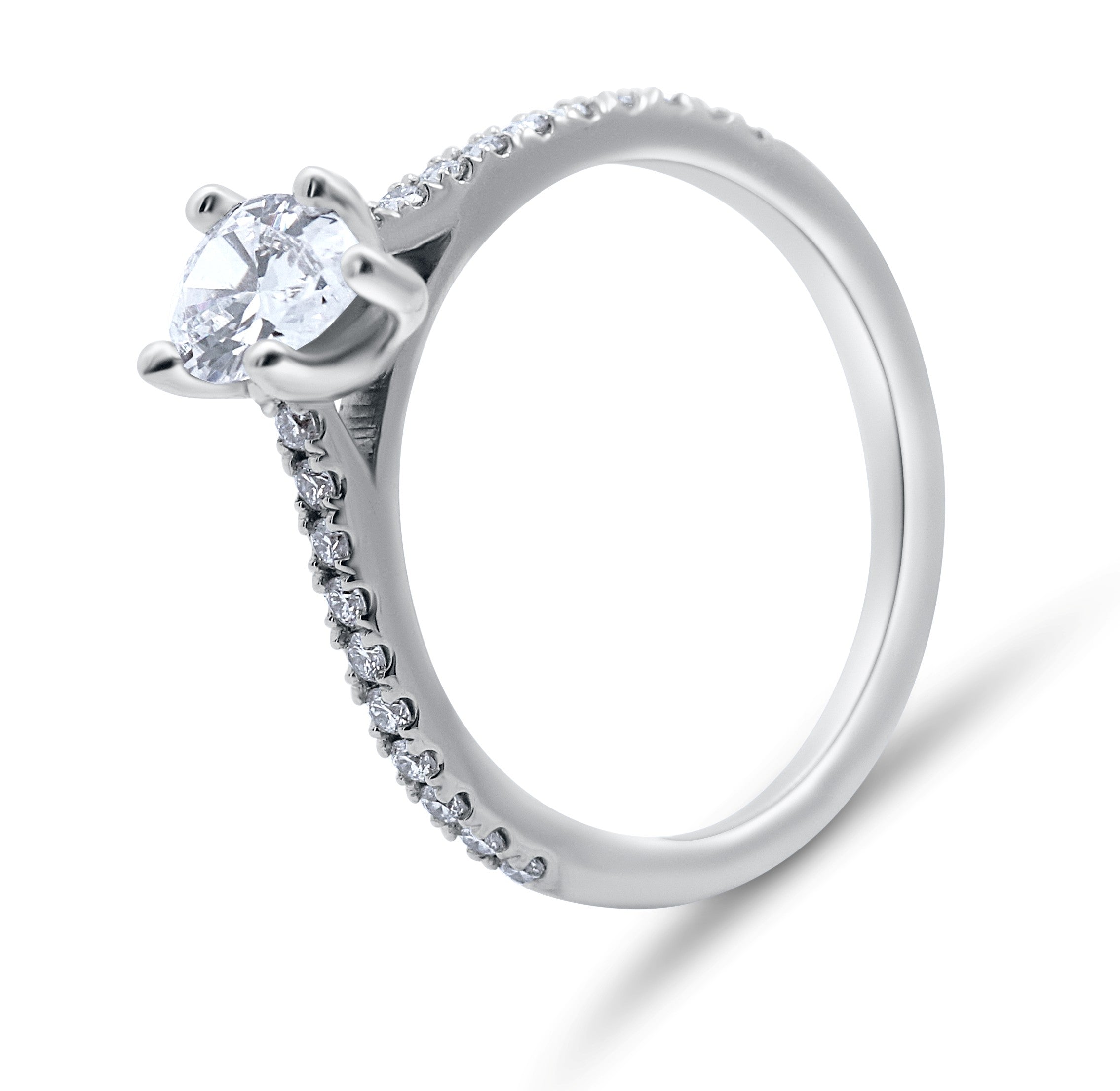 Classic Pear Shape Engagement Ring