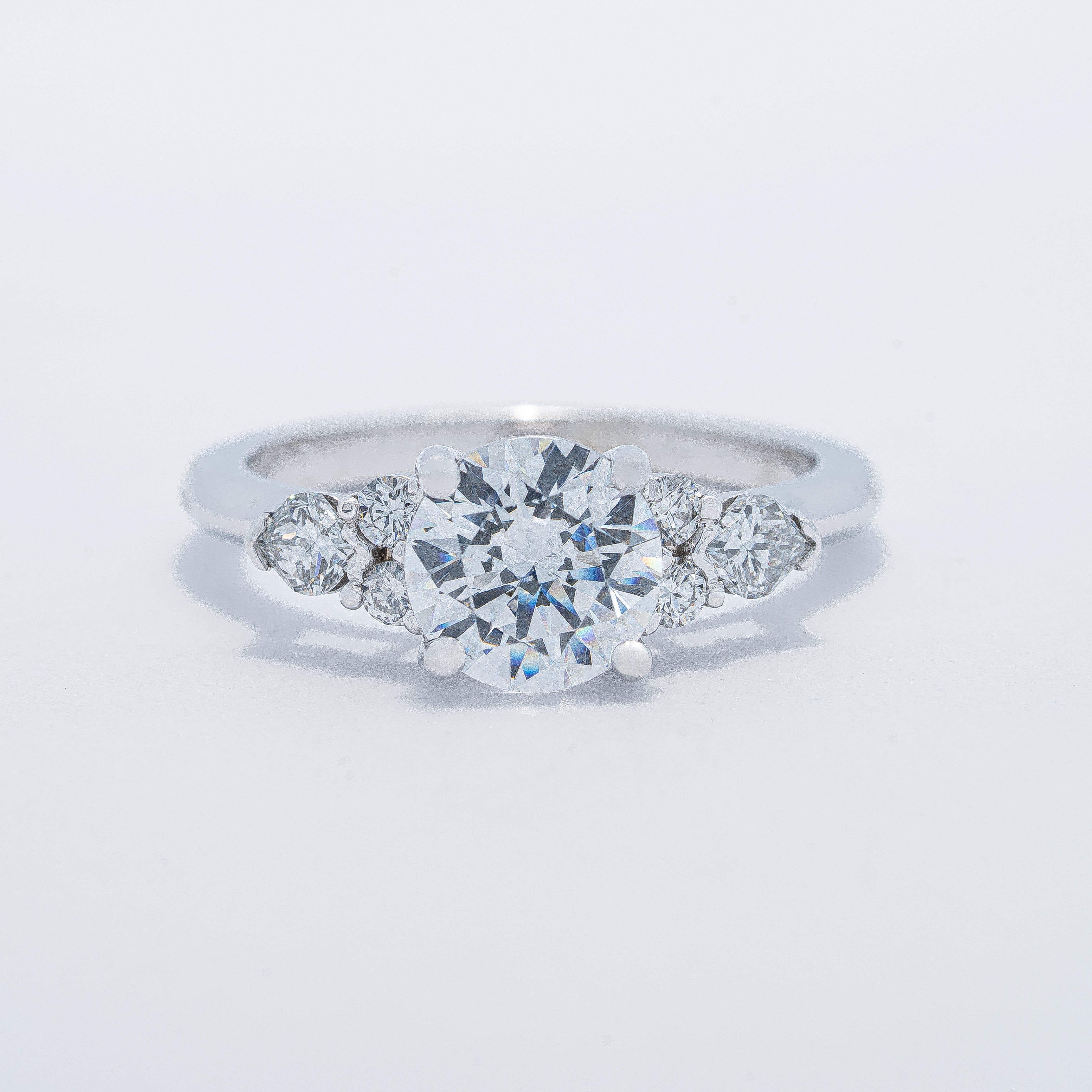 Classic Cathedral Style Engagement Ring