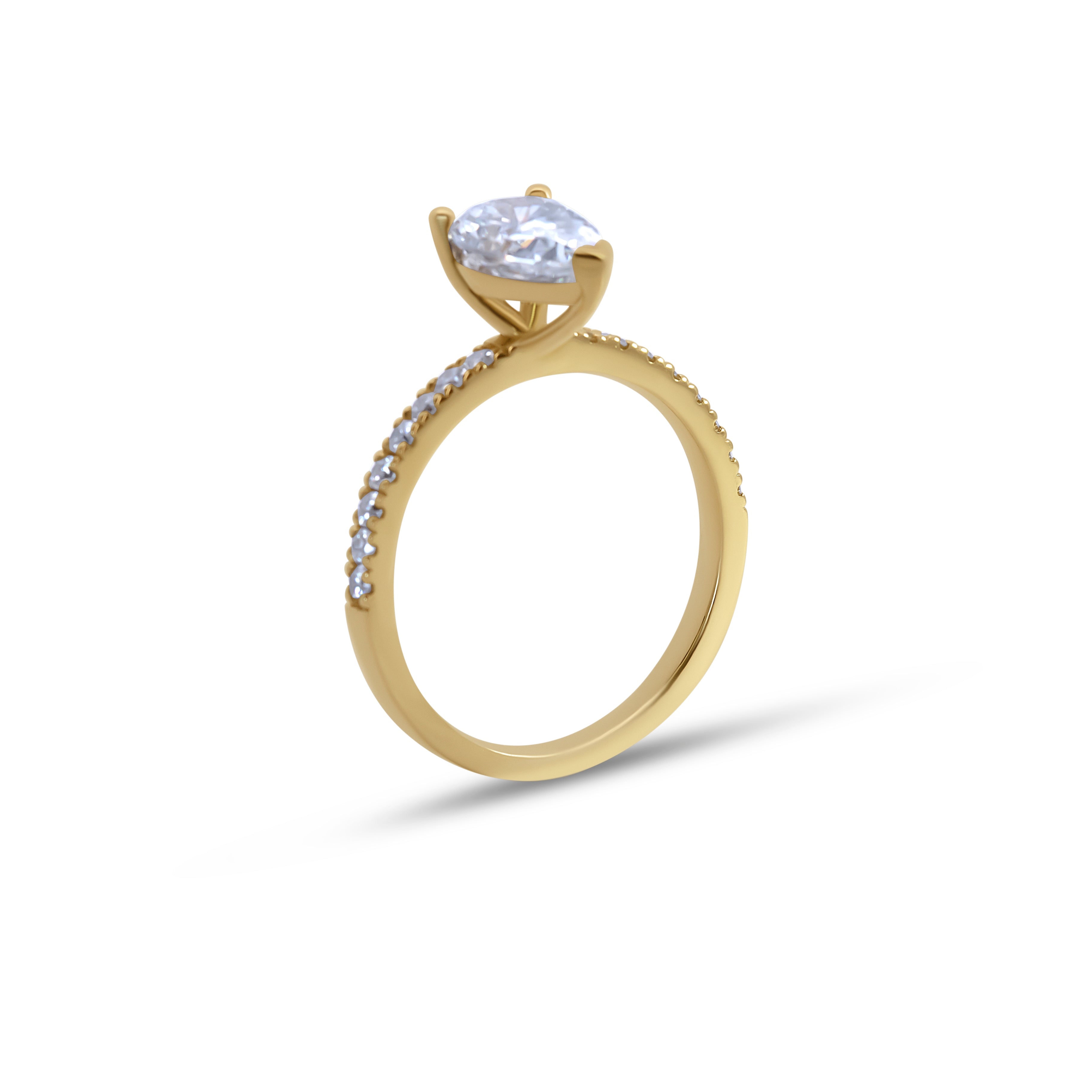 Pear Shape Engaement Ring