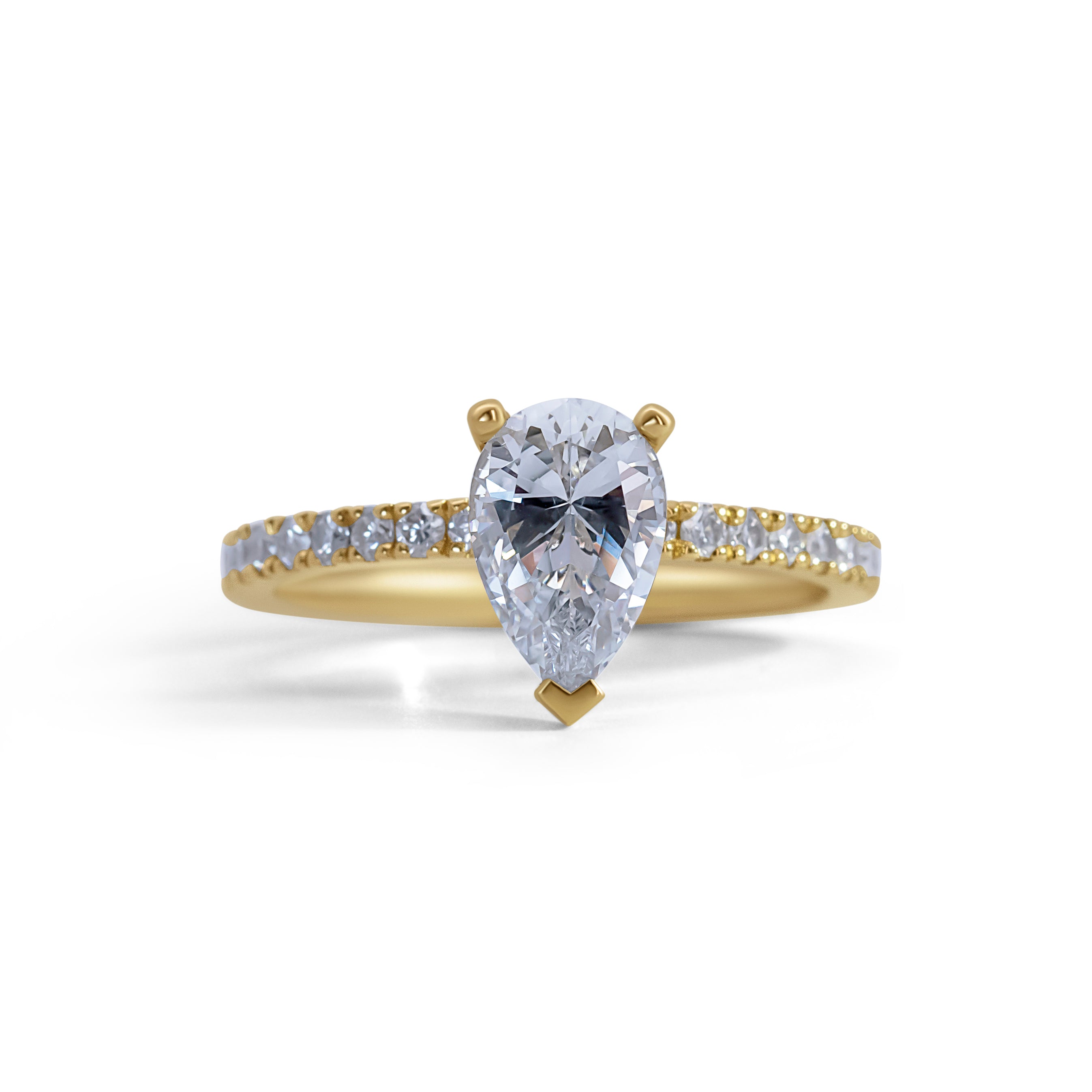Pear Shape Engaement Ring