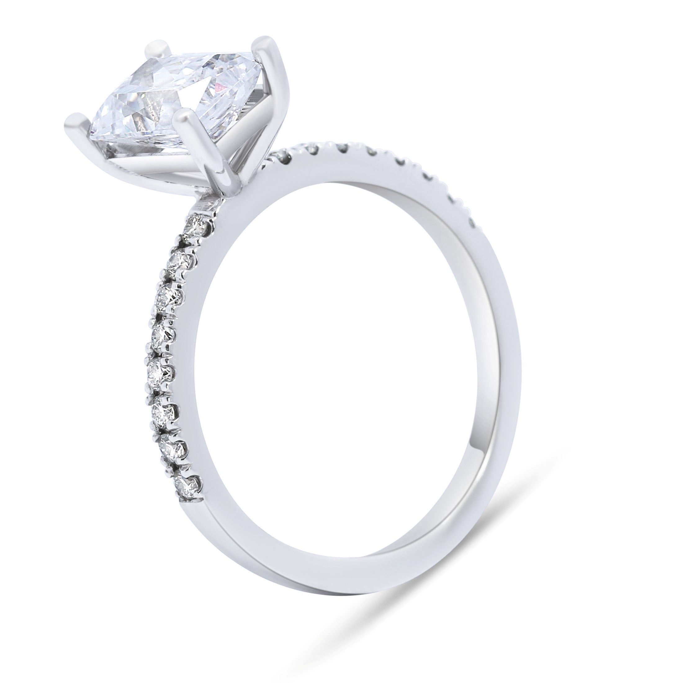 Classic Radiant Shape Engagement Ring
