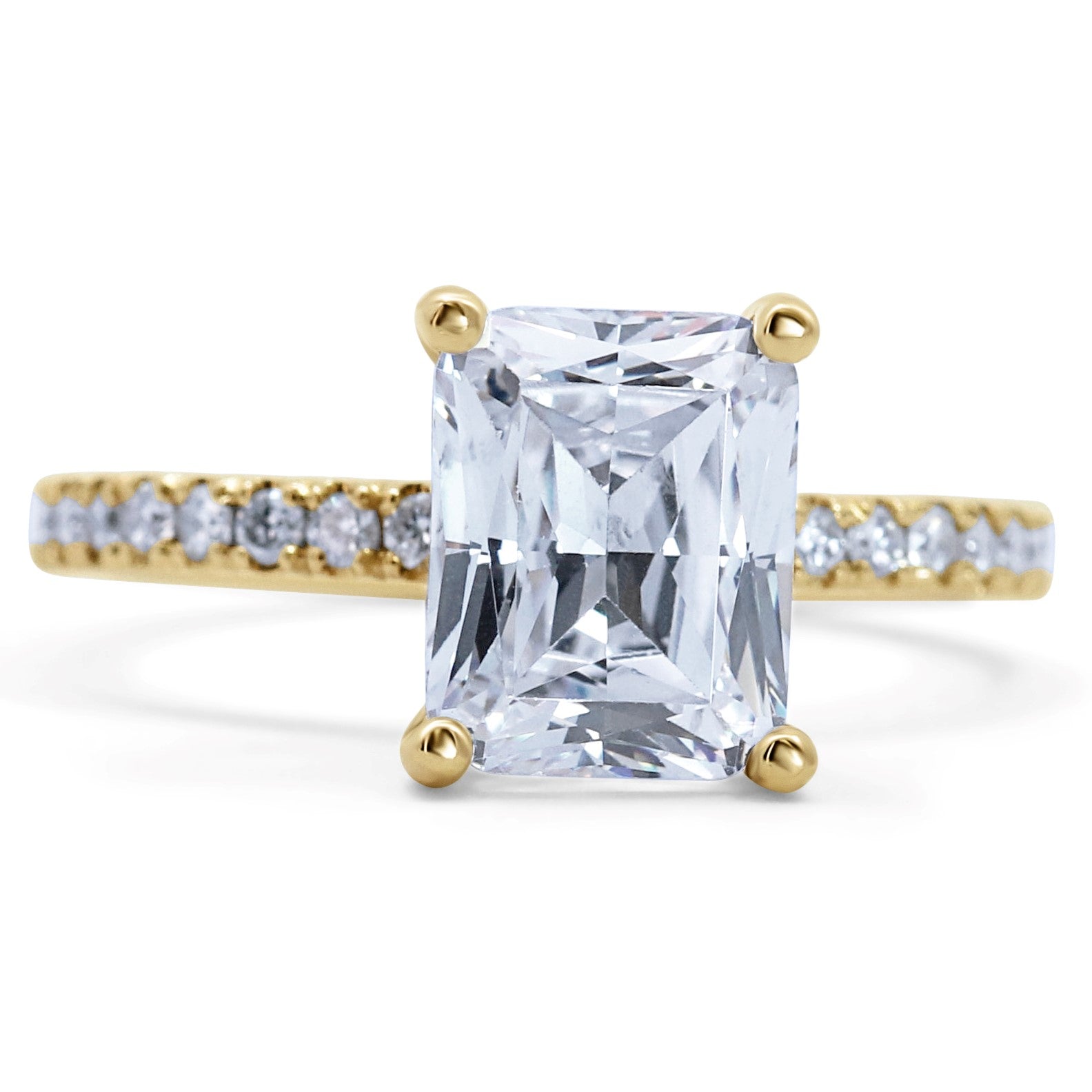Classic Hidden Halo Engagement Ring