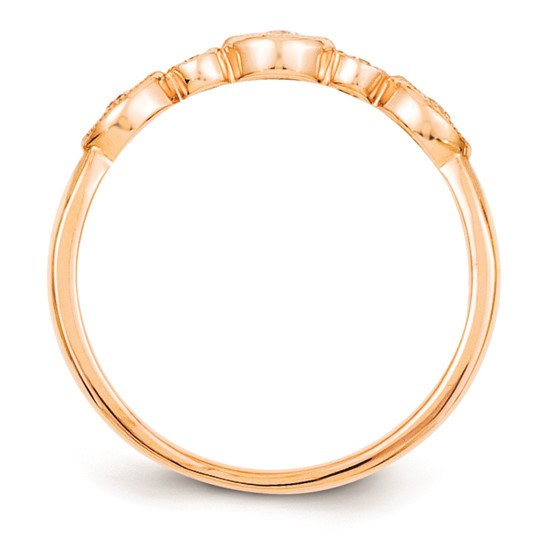 14K Rose Gold Stacking/Wedding Band