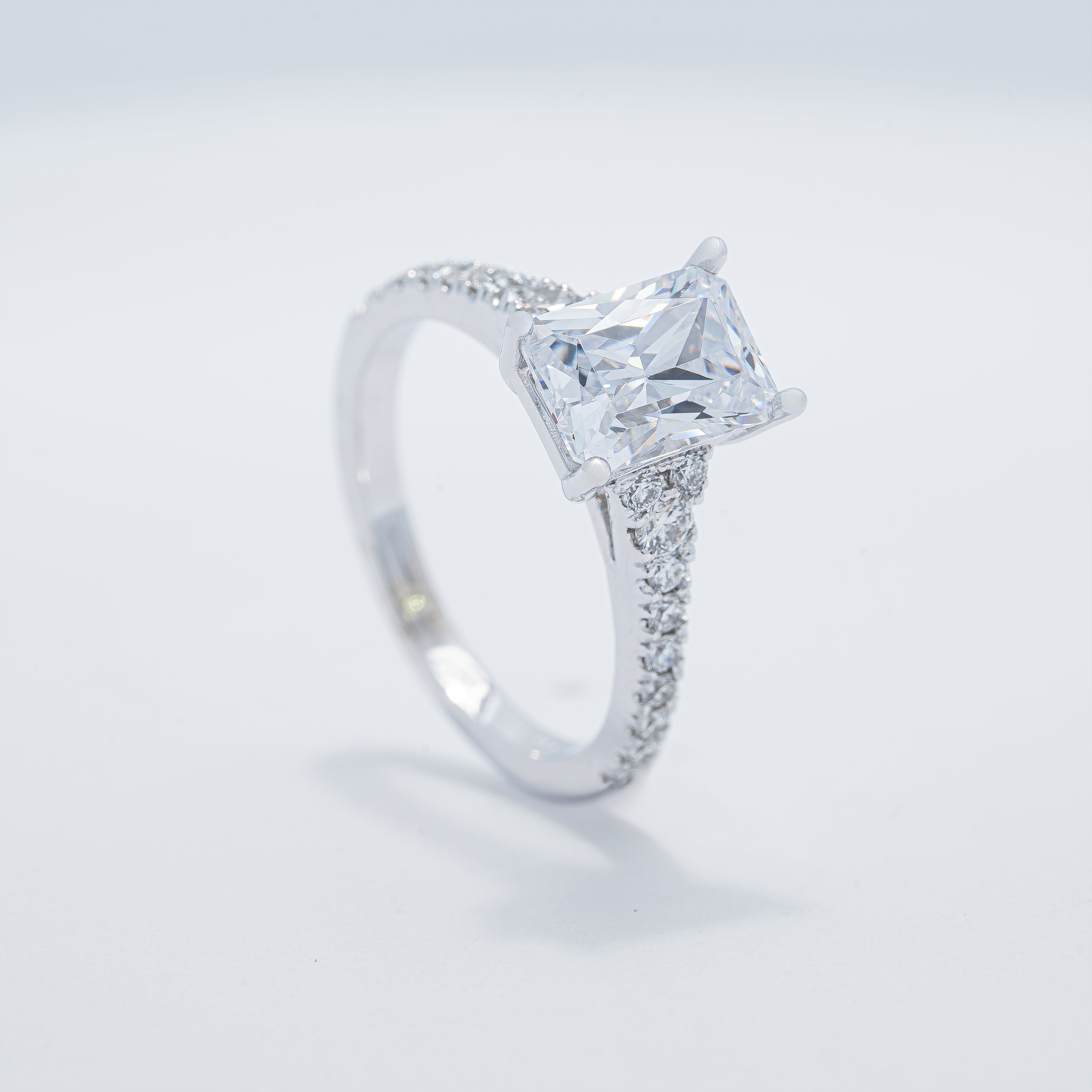 Classic Radiant Cut Engagement Ring