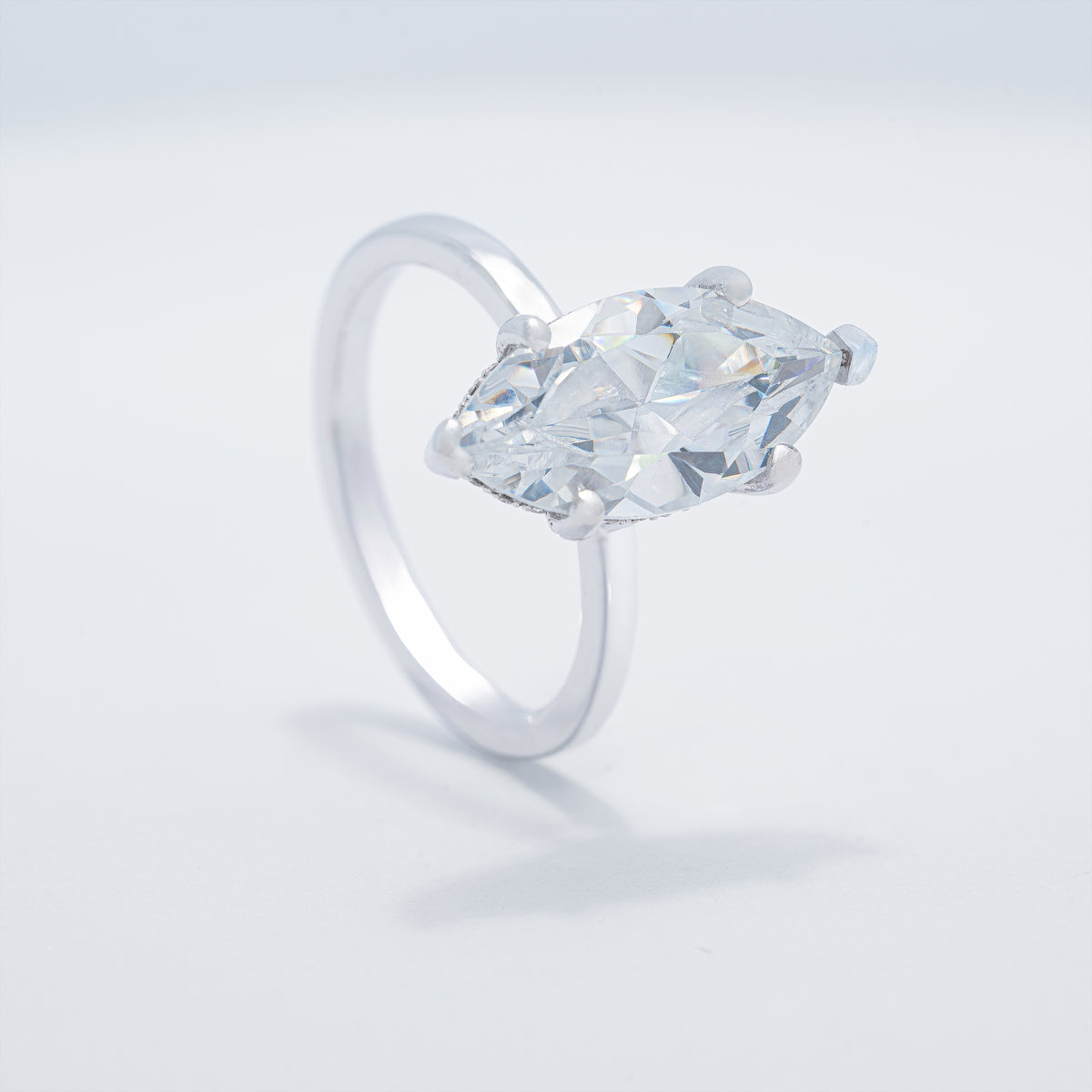 Marquise Solitaire Engagement Ring