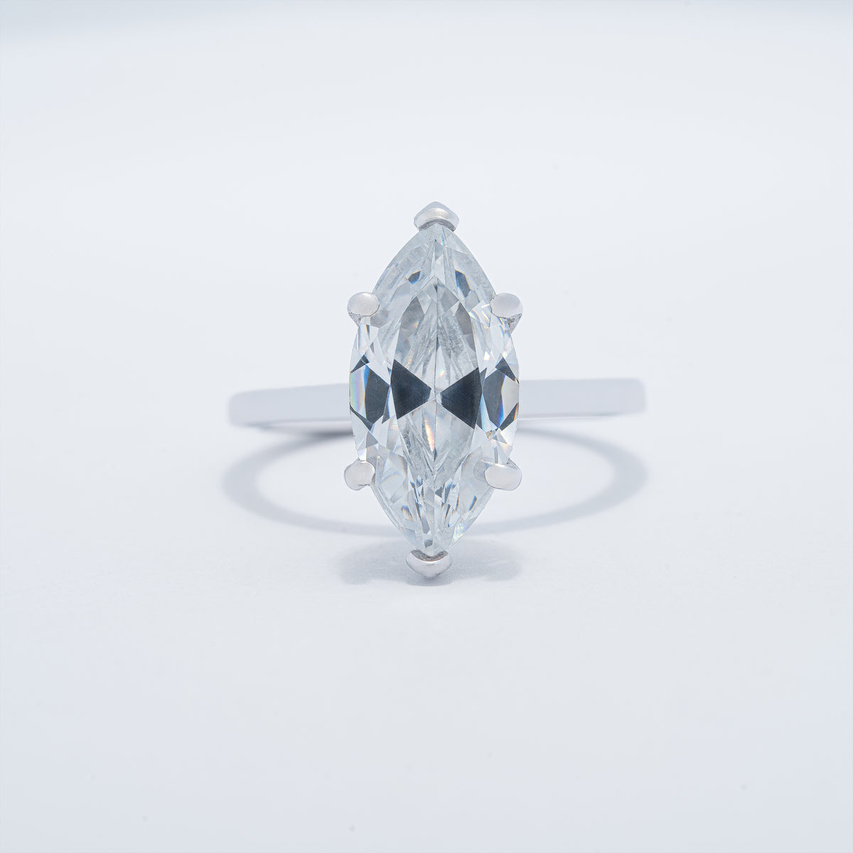 Marquise Solitaire Engagement Ring