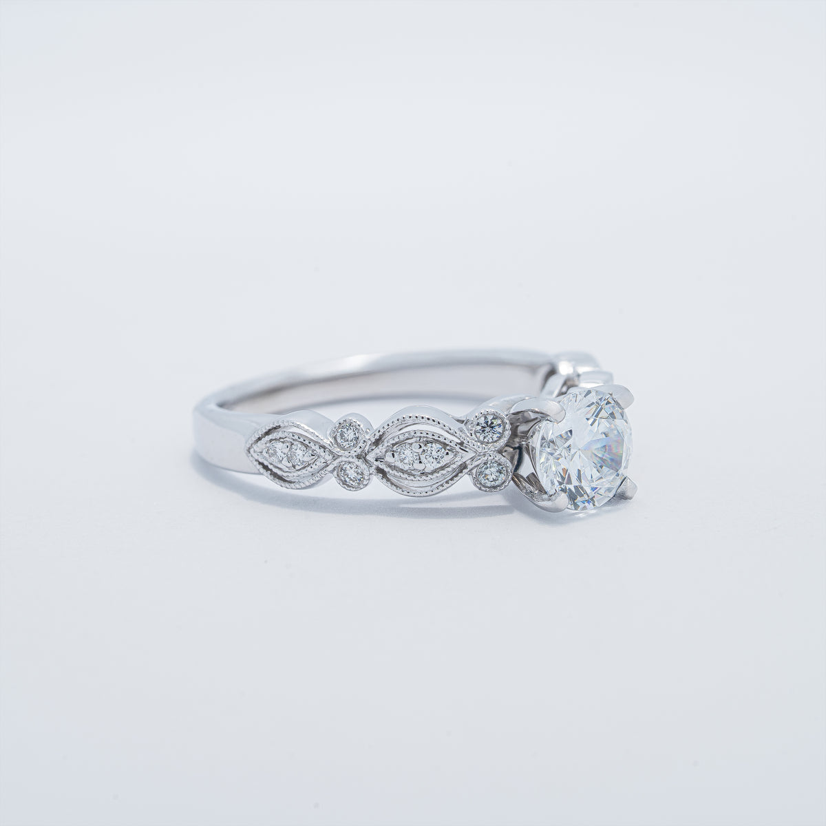 Vintage Style Engagement Ring