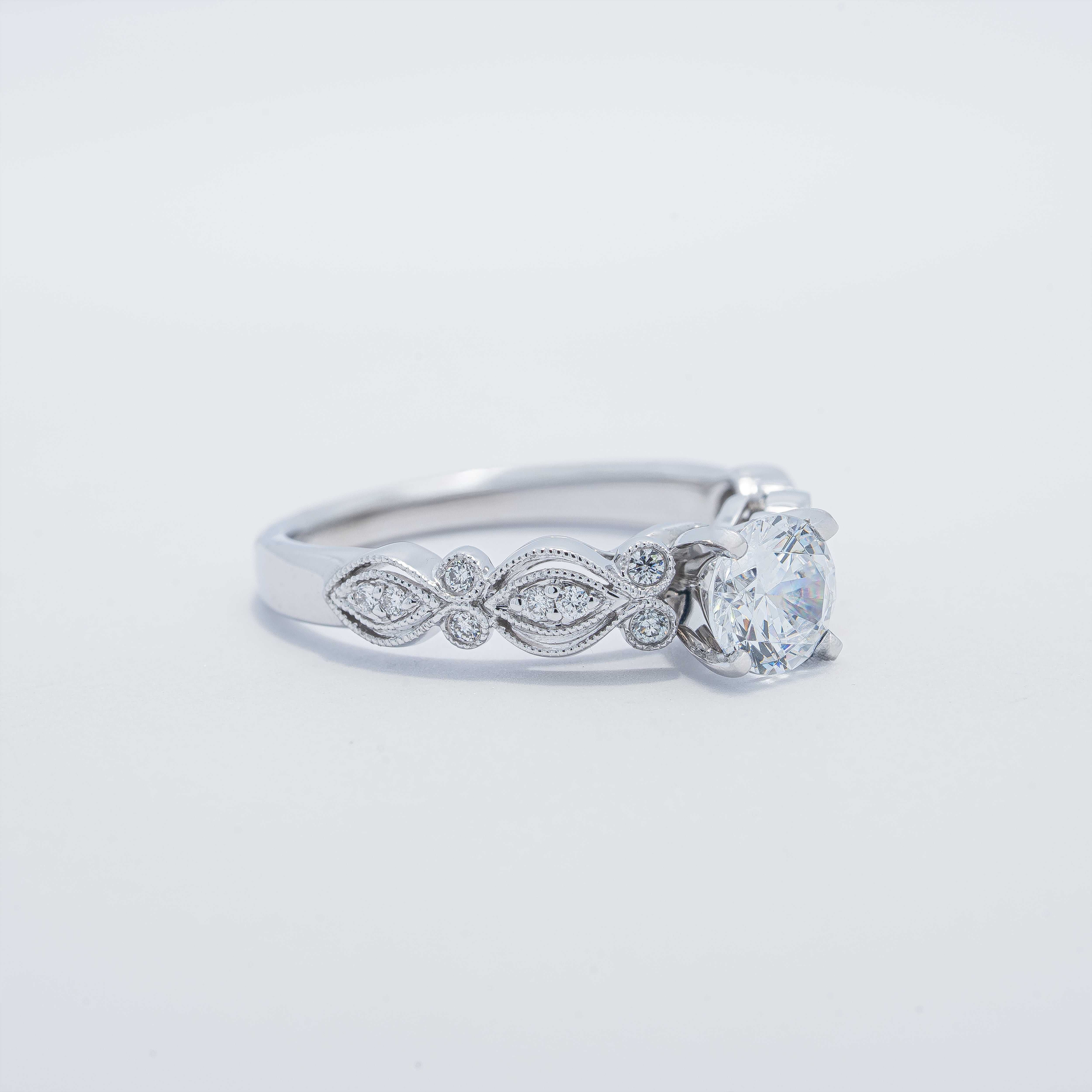 Vintage Style Engagement Ring