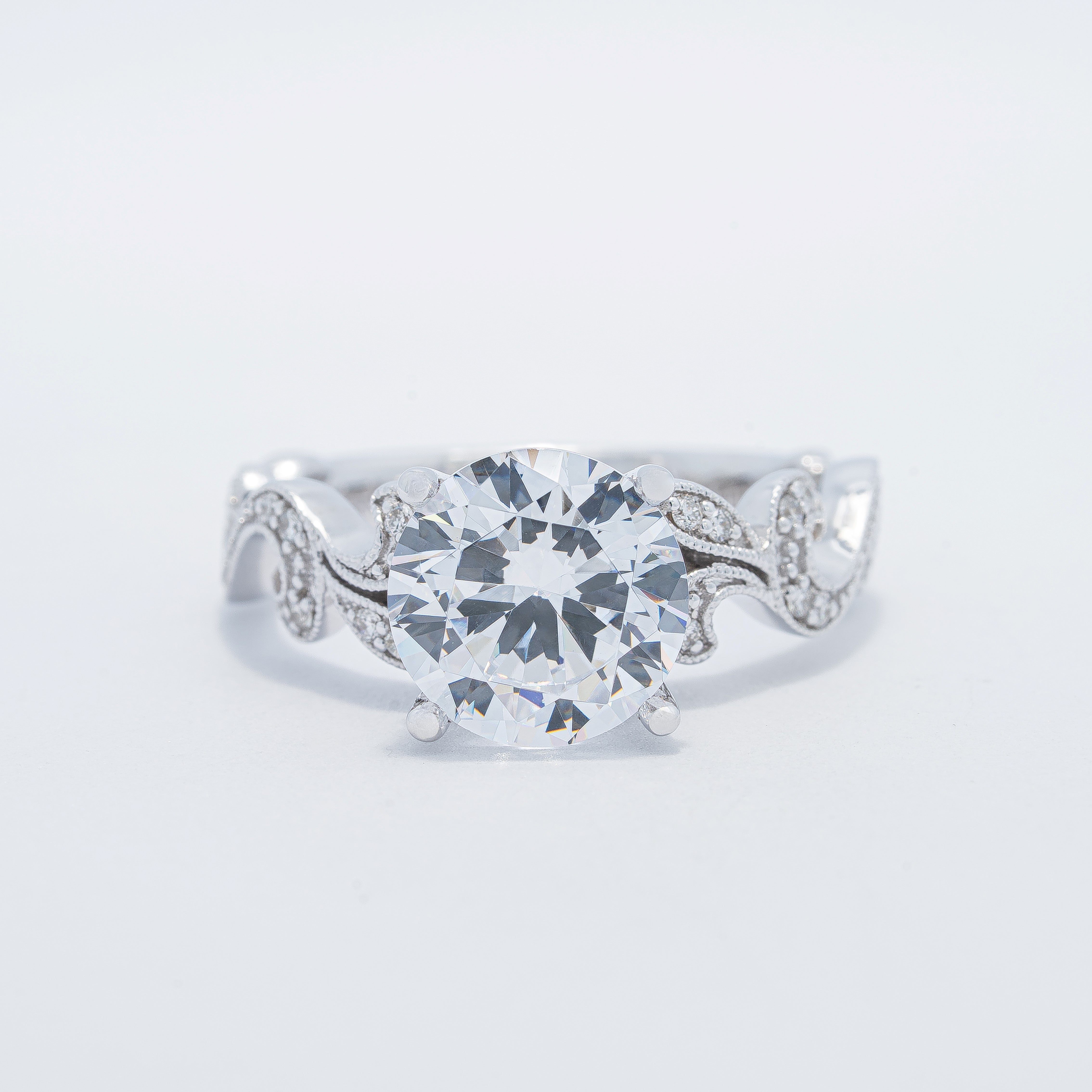 Vintage Filigree Engagement Ring