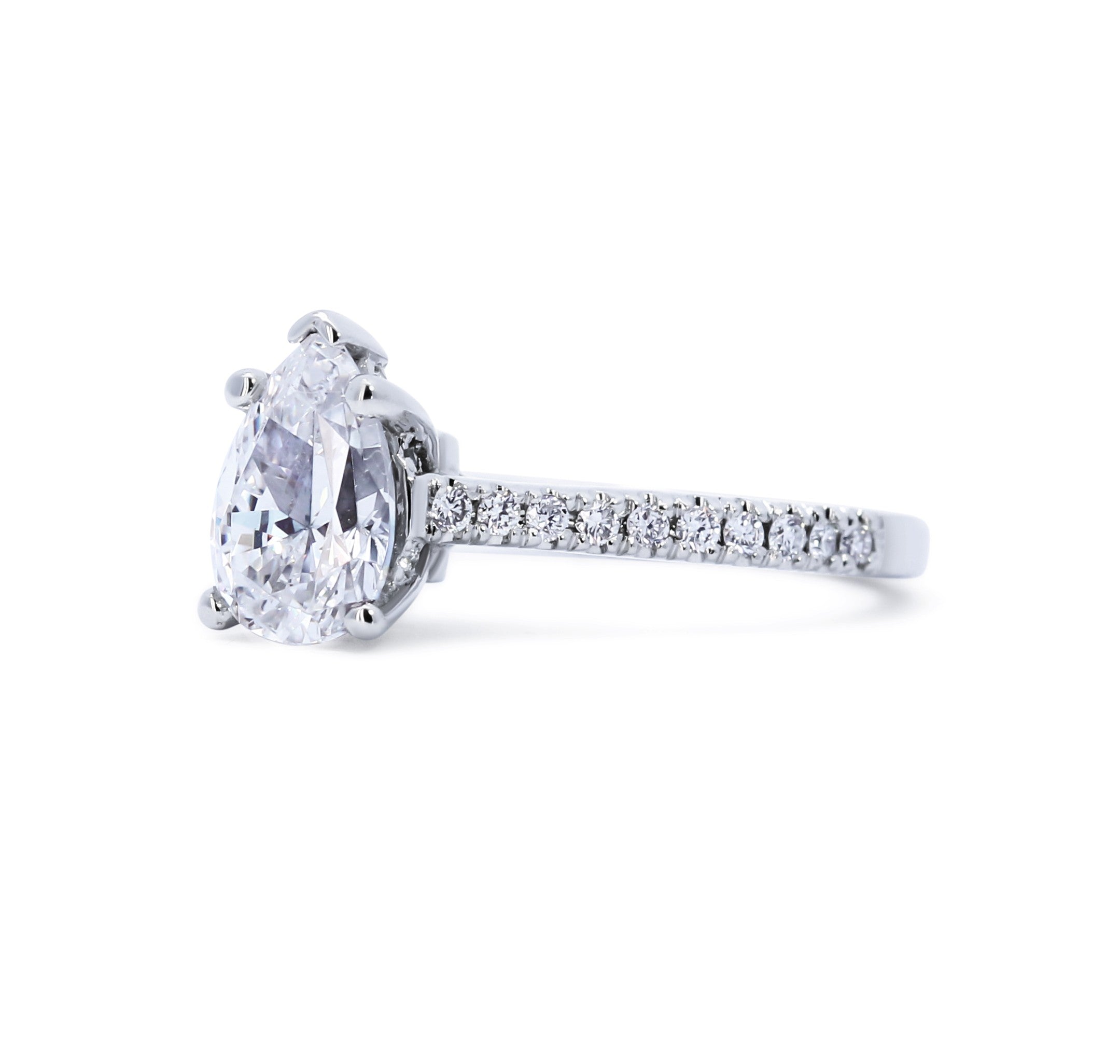 Classic Pear Shape Engagement Ring