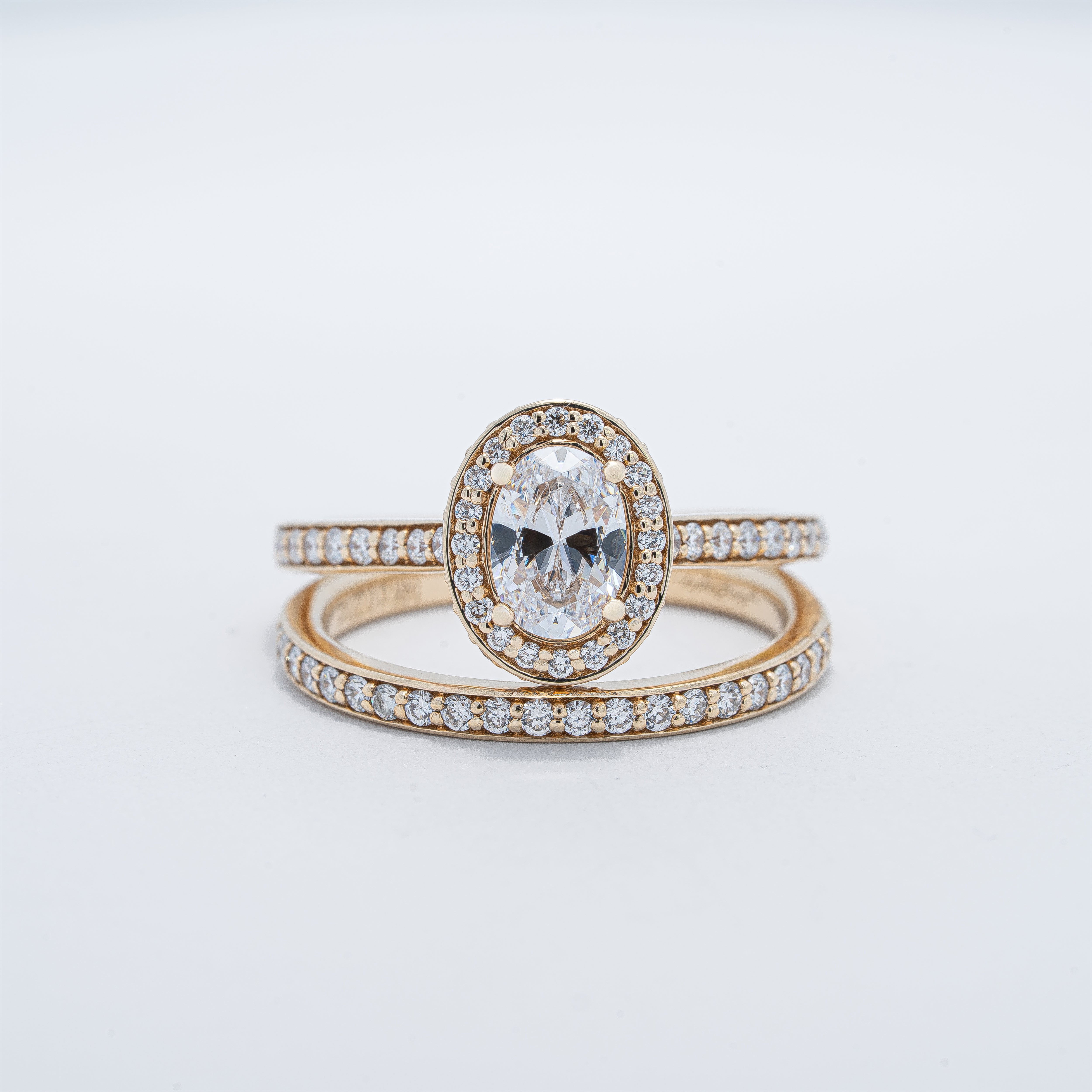 Vintage Halo Wedding Set