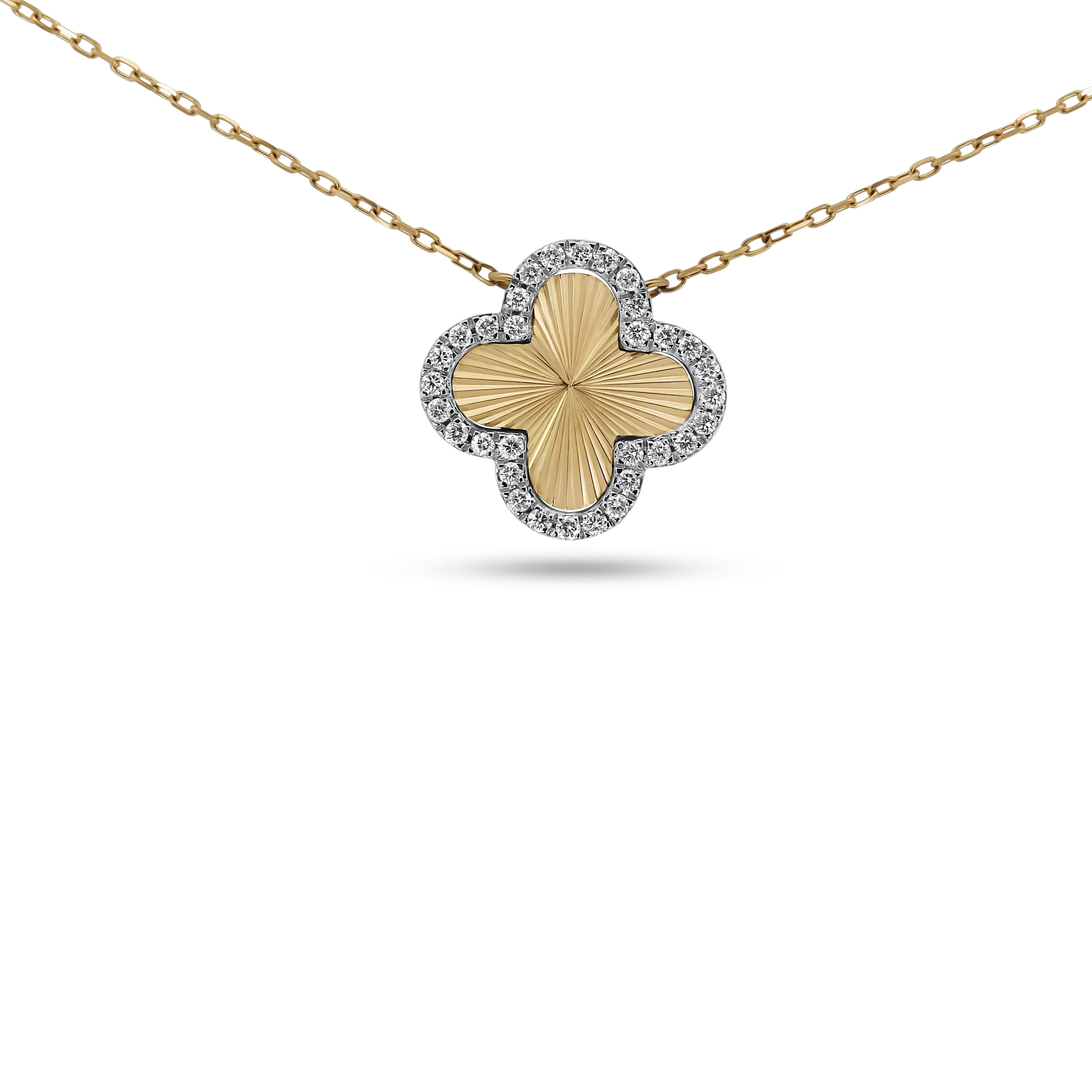 Diamond Clover Necklace