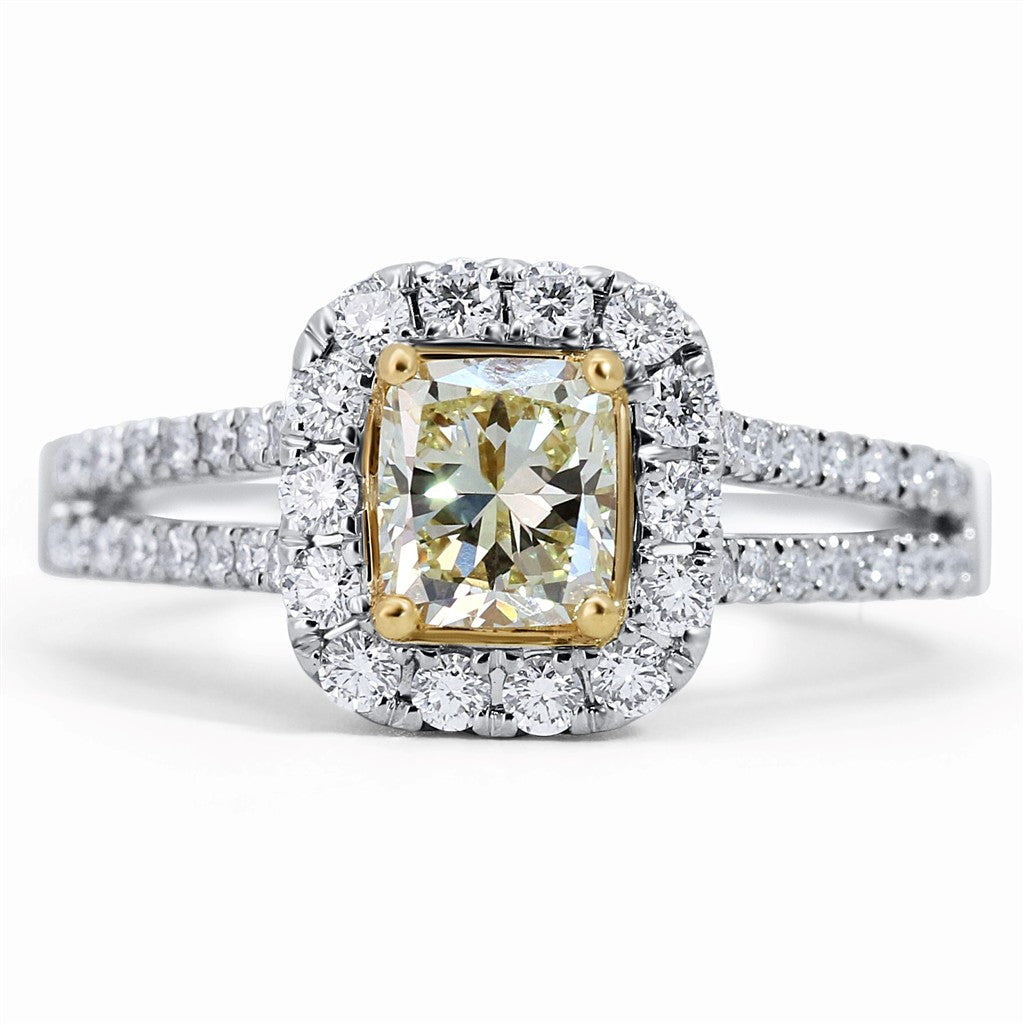 Vintage Halo Diamond Fashion Ring