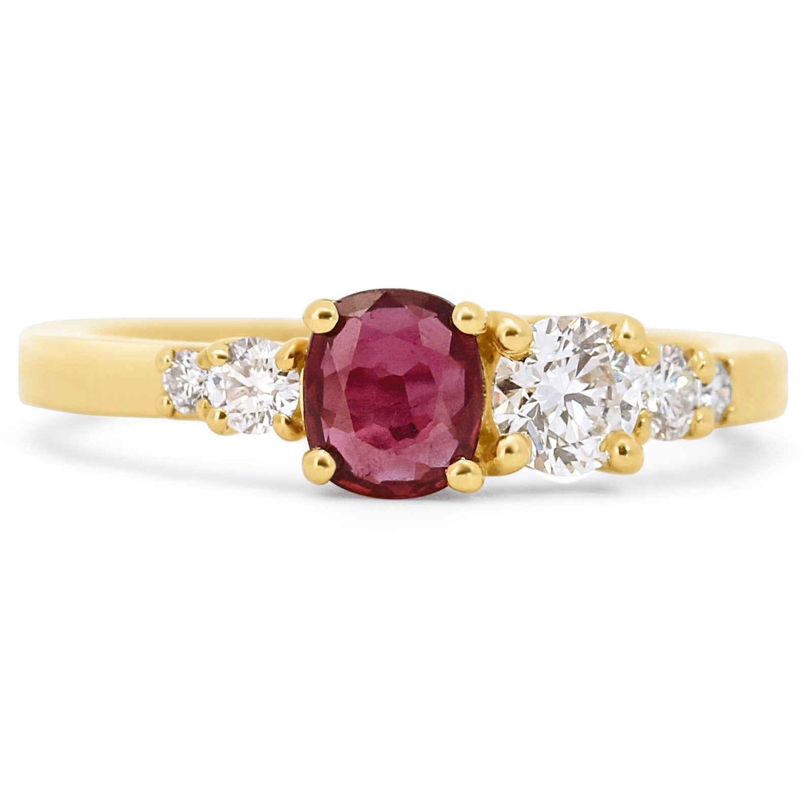 Contemporary Colored Stone Ring