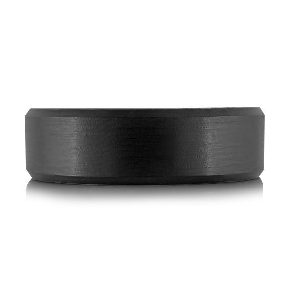 Tantalum & Carbon Fibre Wedding Band