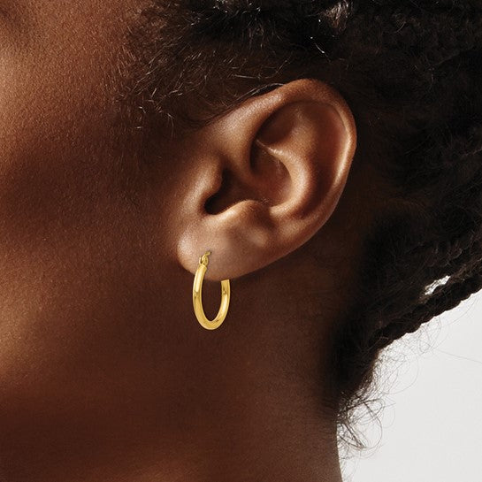 14K Classic Hoop Earrings