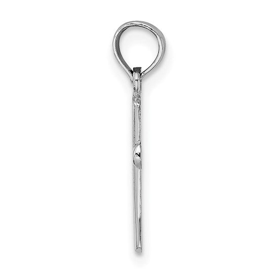 14 Karat White Gold Cross Pendant | Joe Kassab Jewelers