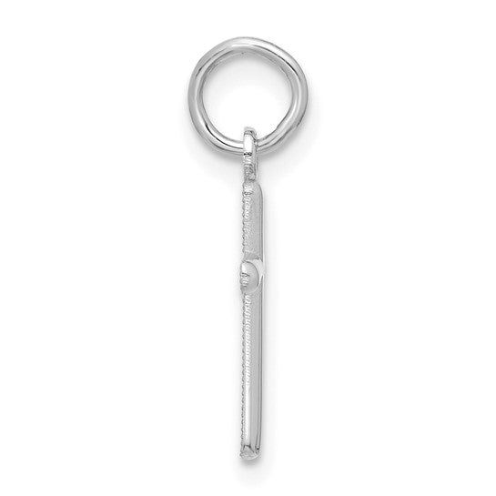 14 Karat White Gold Polished Cross Pendant | Joe Kassab Jewelers