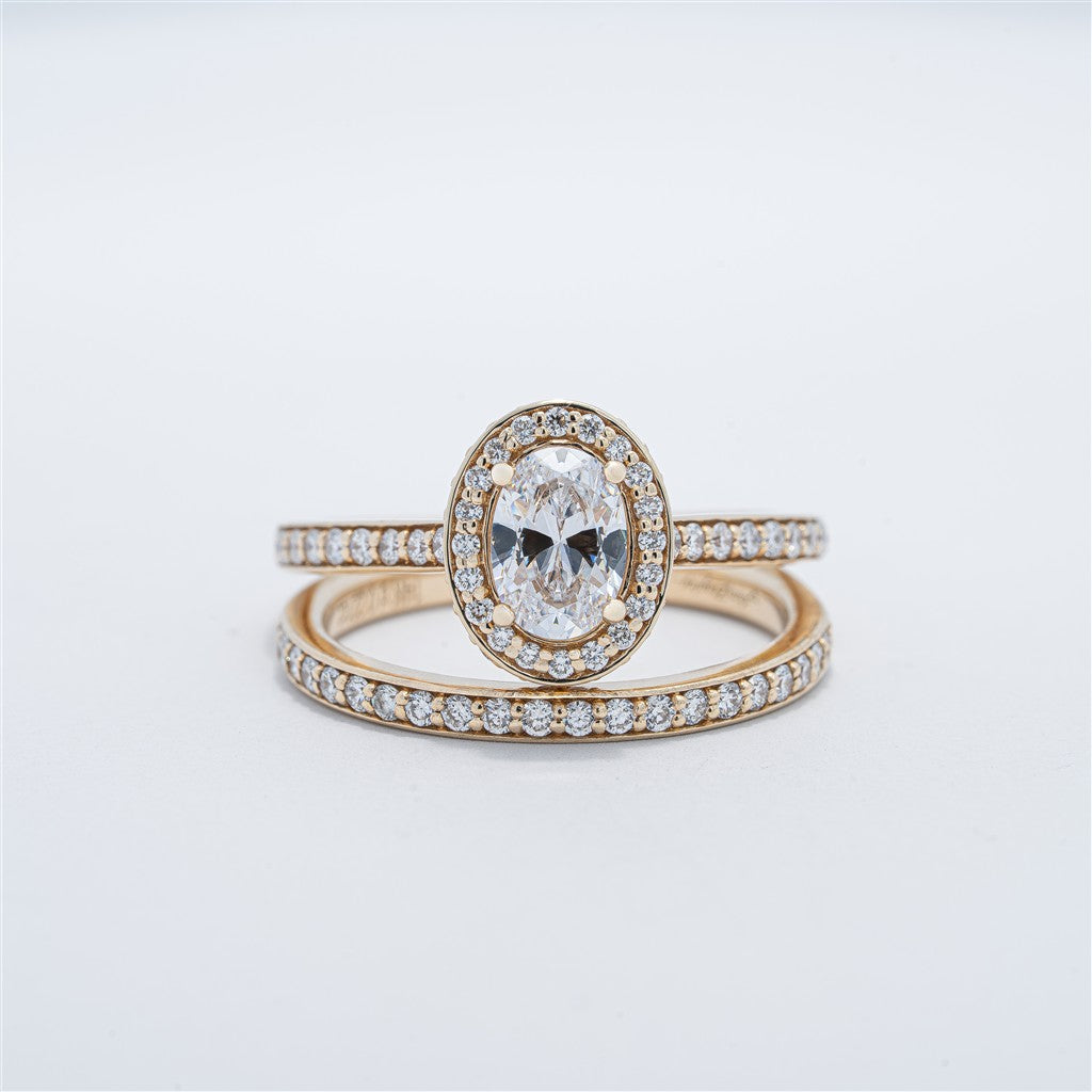 Vintage Halo Wedding Set