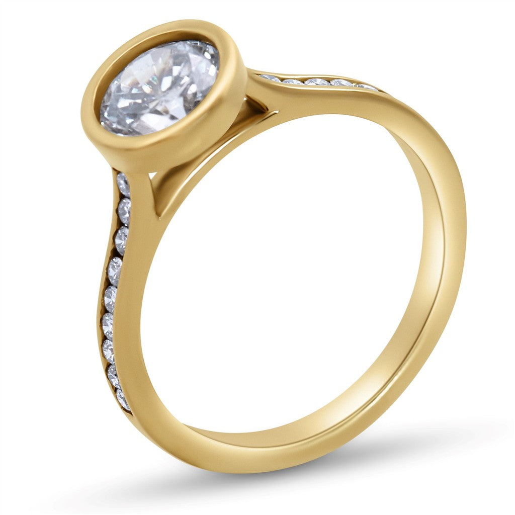 Modern Cathedral Engagement Ring