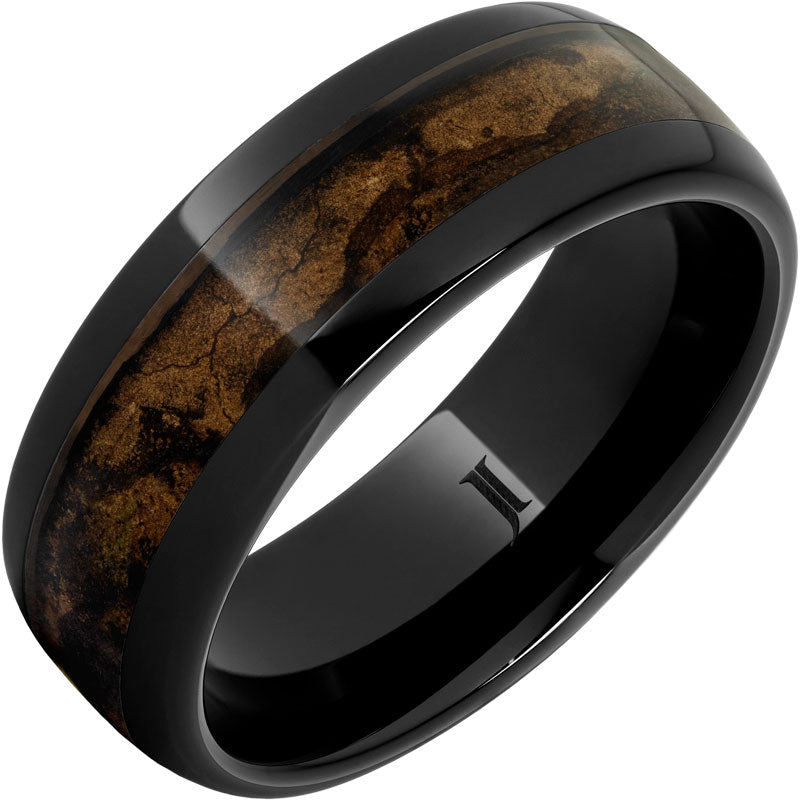Black Diamond Ceramic With Maduro Cigar Inlay - Churchill