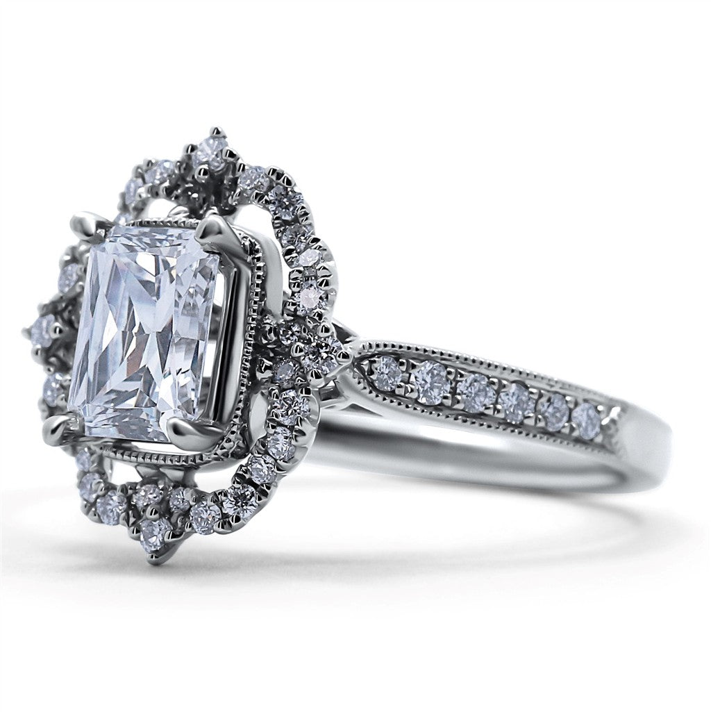 Halo Engagement Ring