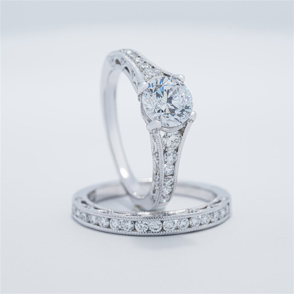 Modern Channel Style Wedding Set