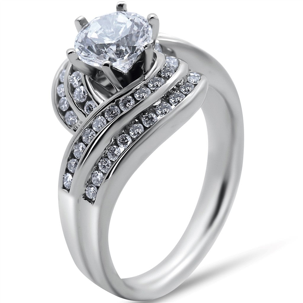 Contemporary Style Engagement Ring