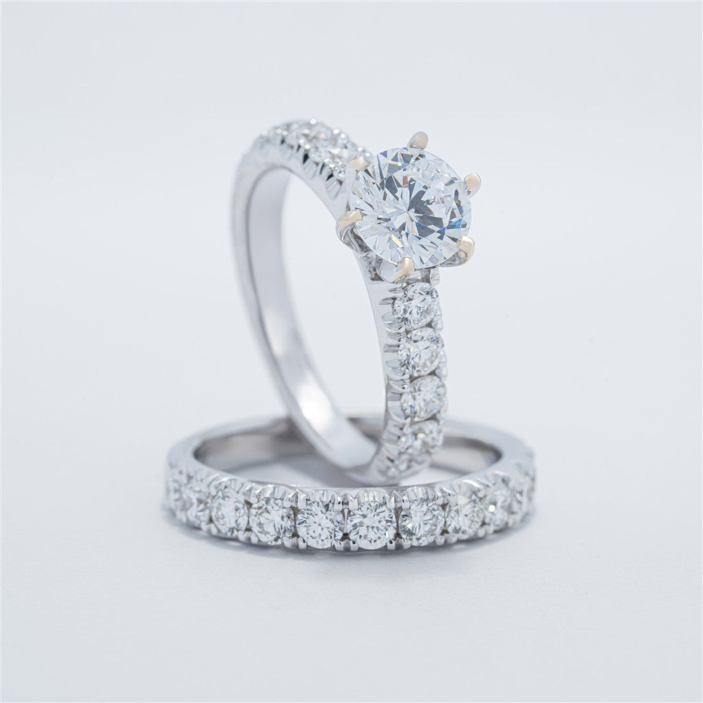 Classic Diamond Wedding set