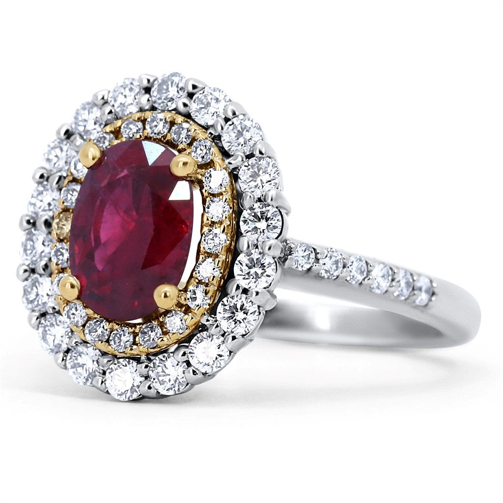 Contemporary Colored Stone Ring