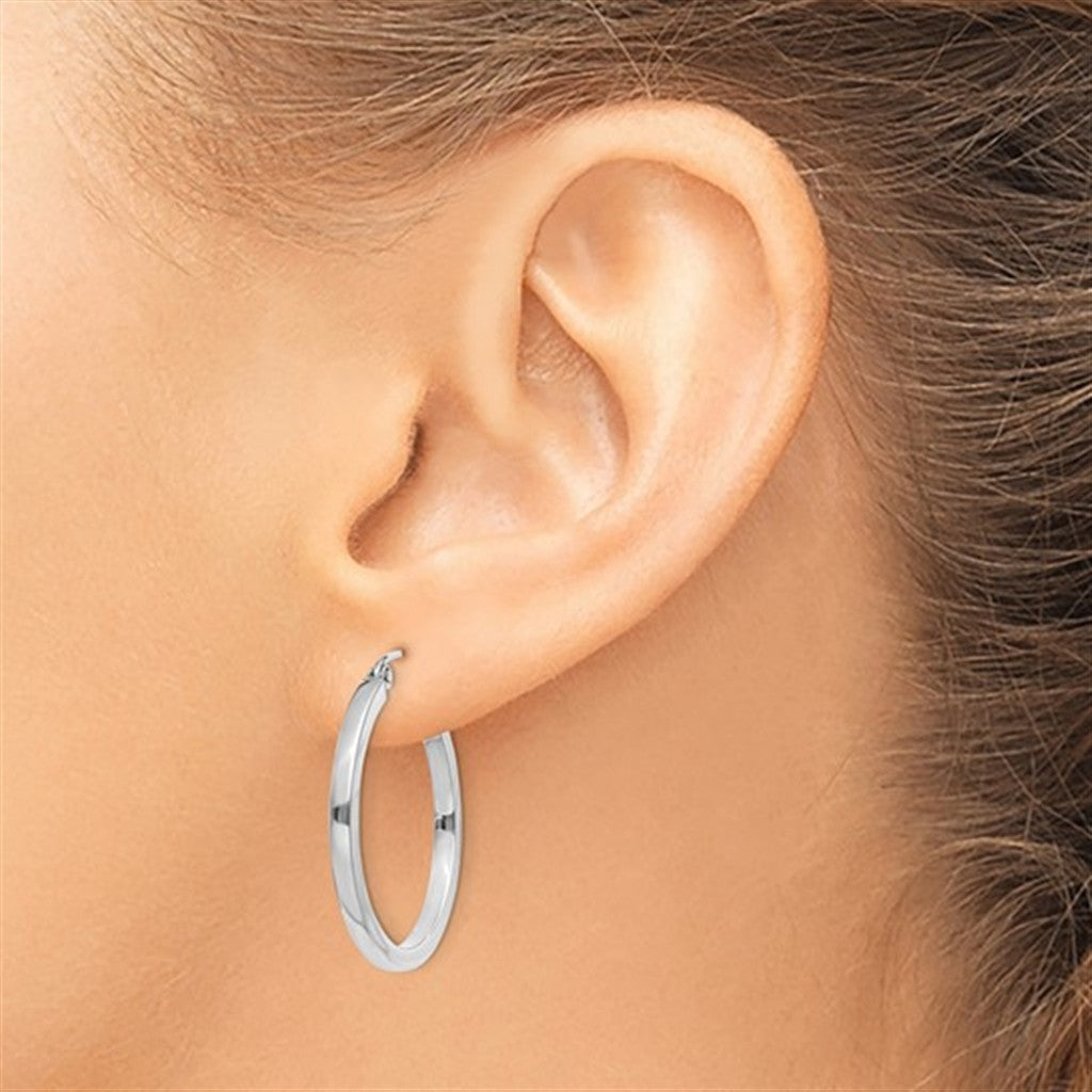 Classic Square Hoop Earrings