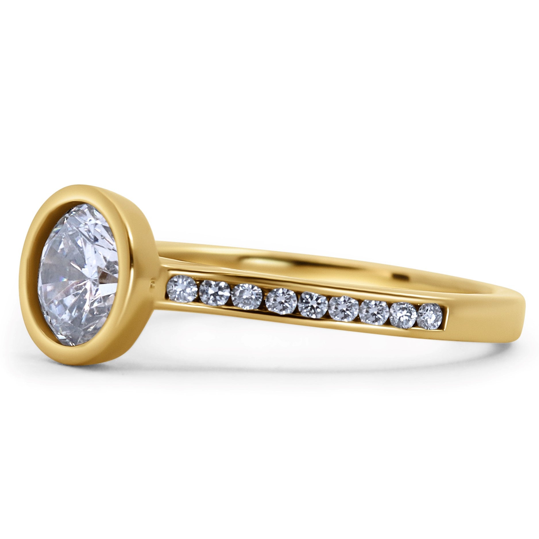 Modern Cathedral Engagement Ring