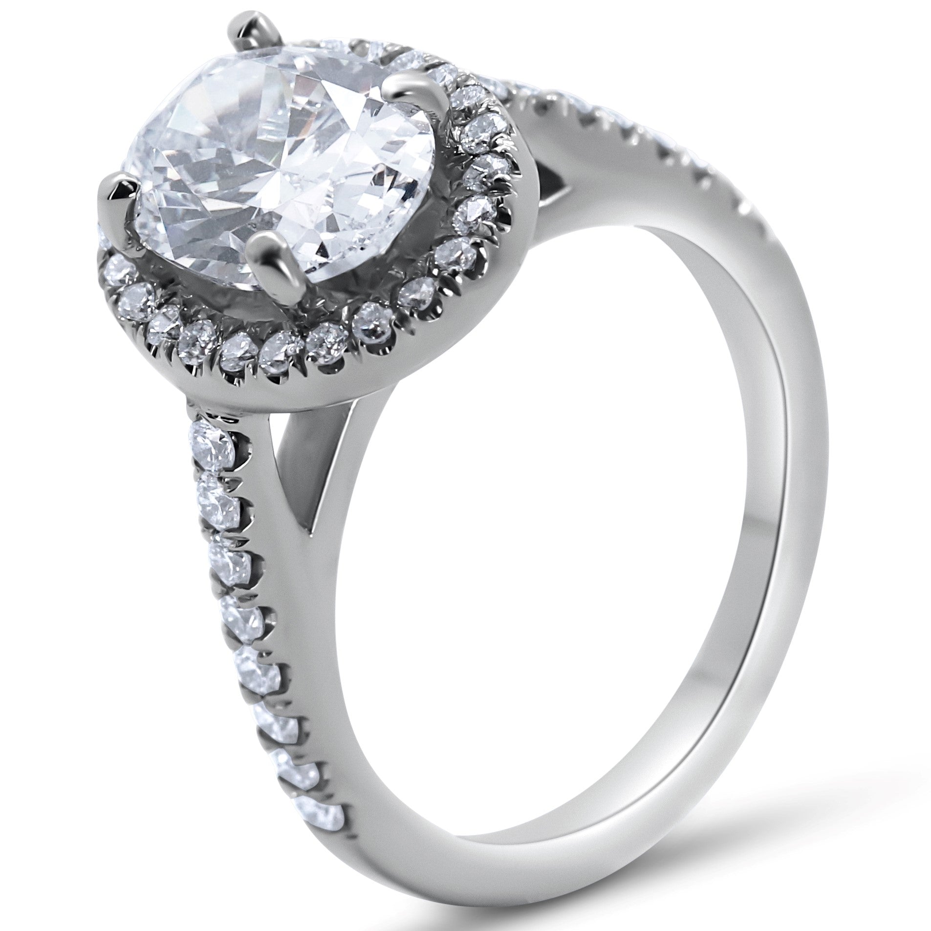 Vintage Halo Engagement Ring