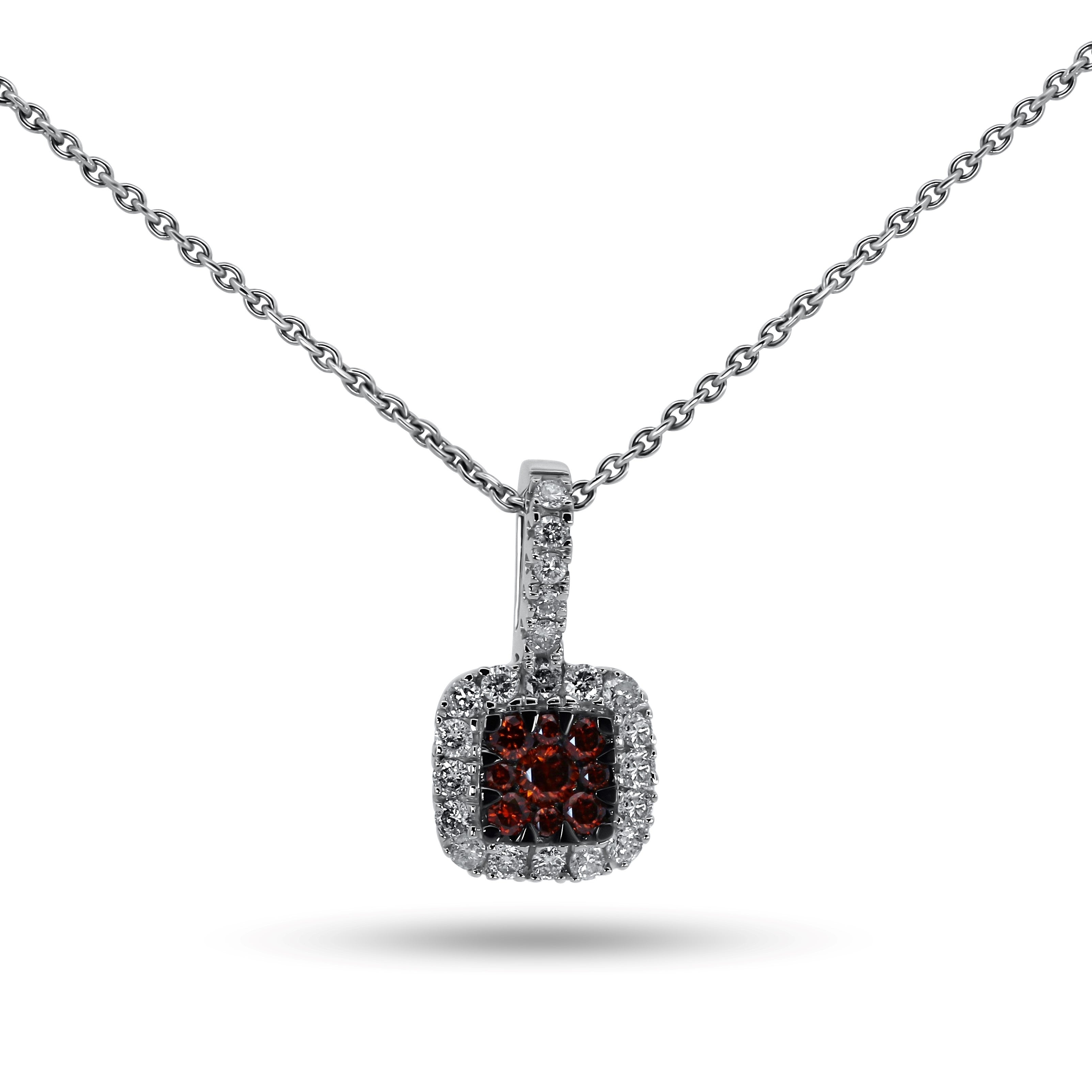 Classic Cluster Diamond Pendant