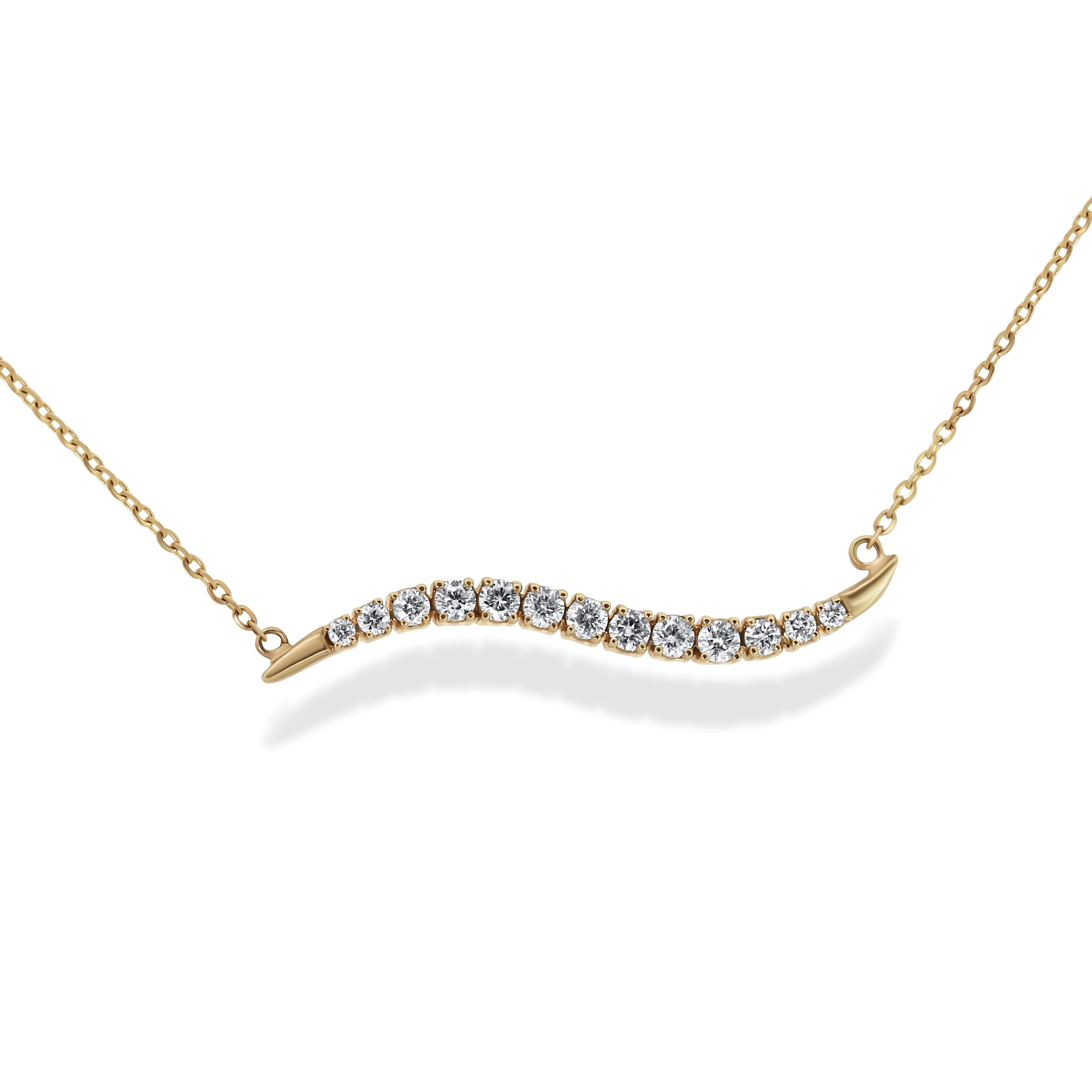 Diamond Bar Necklace