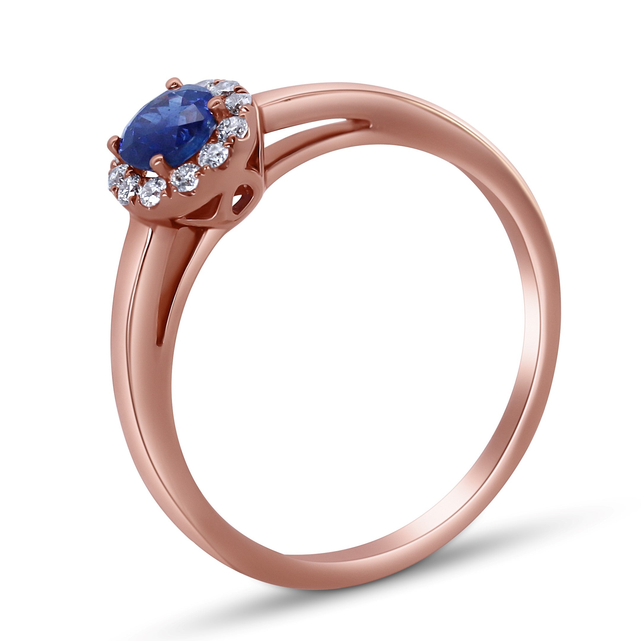 Classci Halo Colored Stone Ring