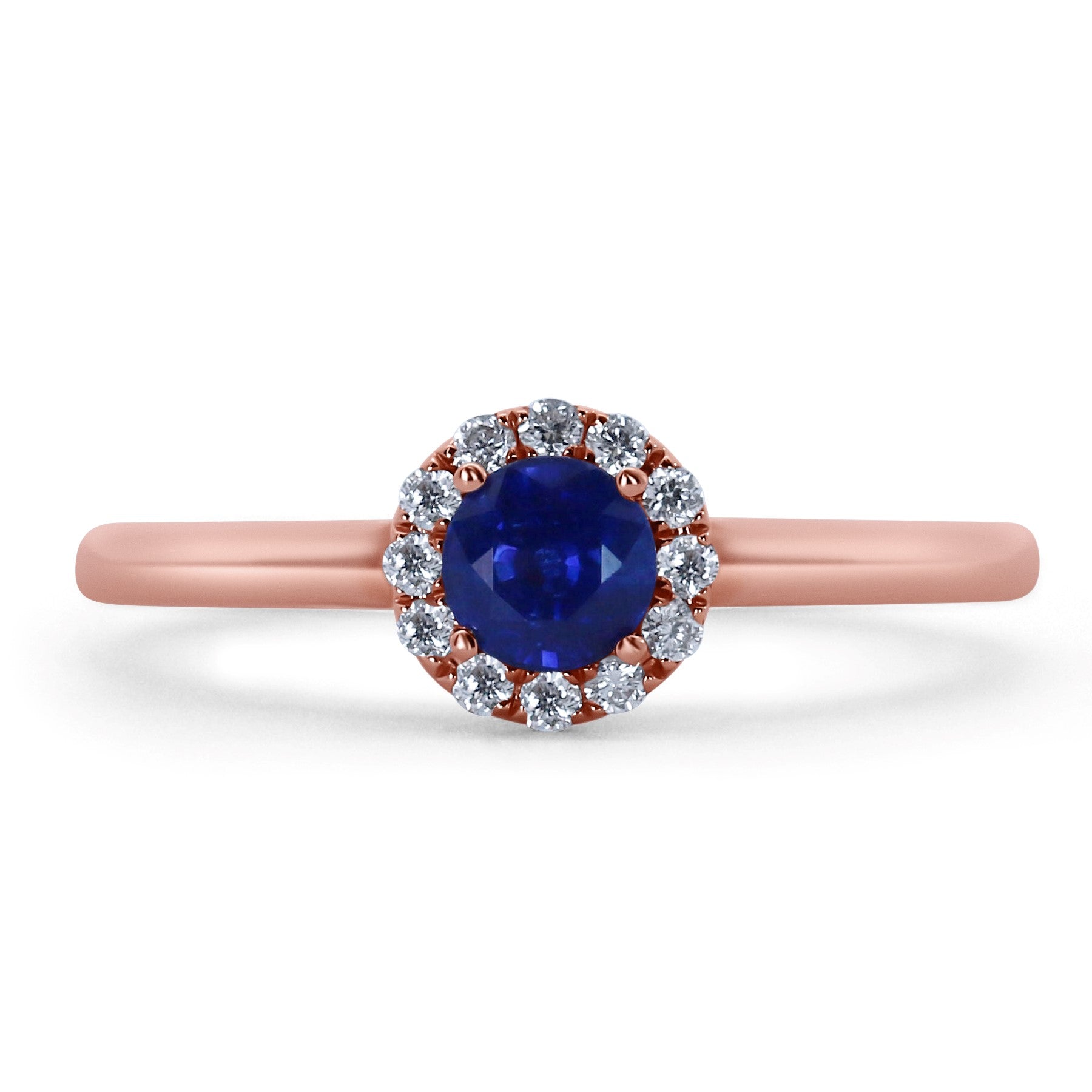 Classci Halo Colored Stone Ring